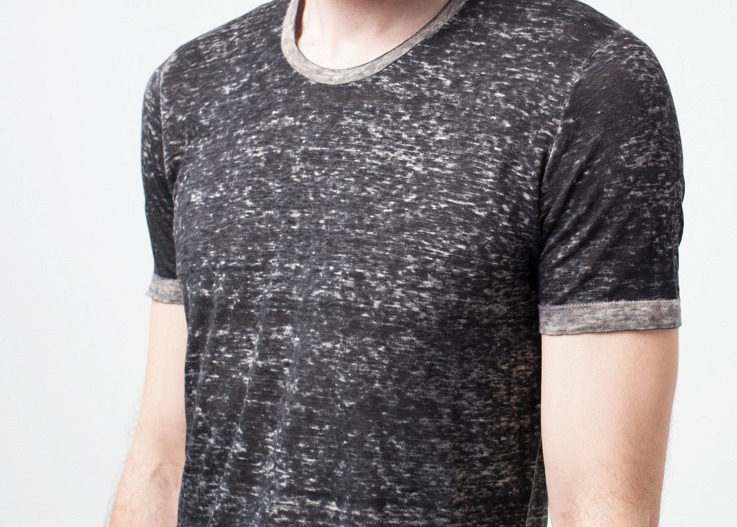 Linen T-shirt in Rope - annaclothes