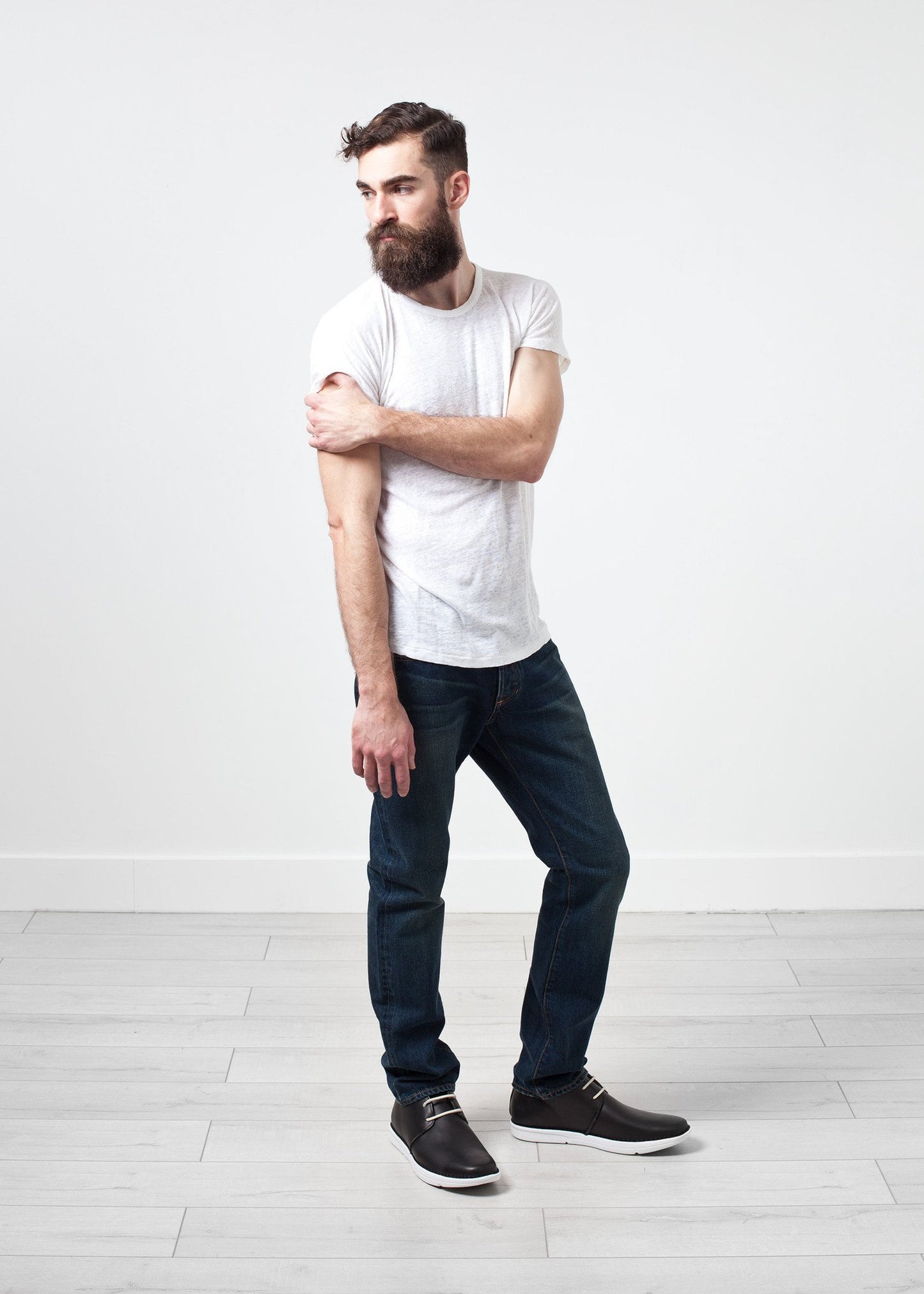 Comfort Tee in White Linen - annaclothes