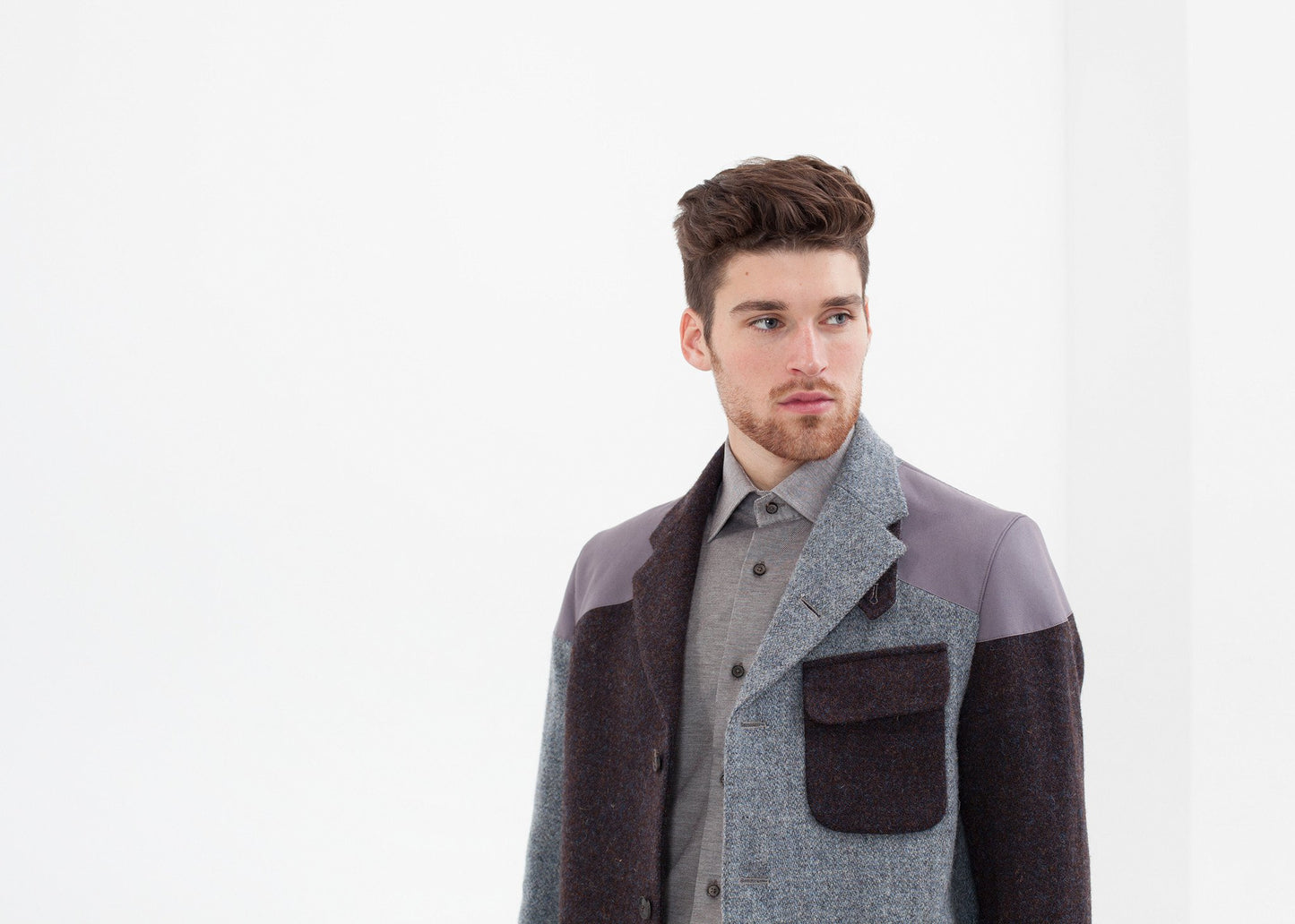 Crazy Mallory Jacket in Blue Mix - annaclothes