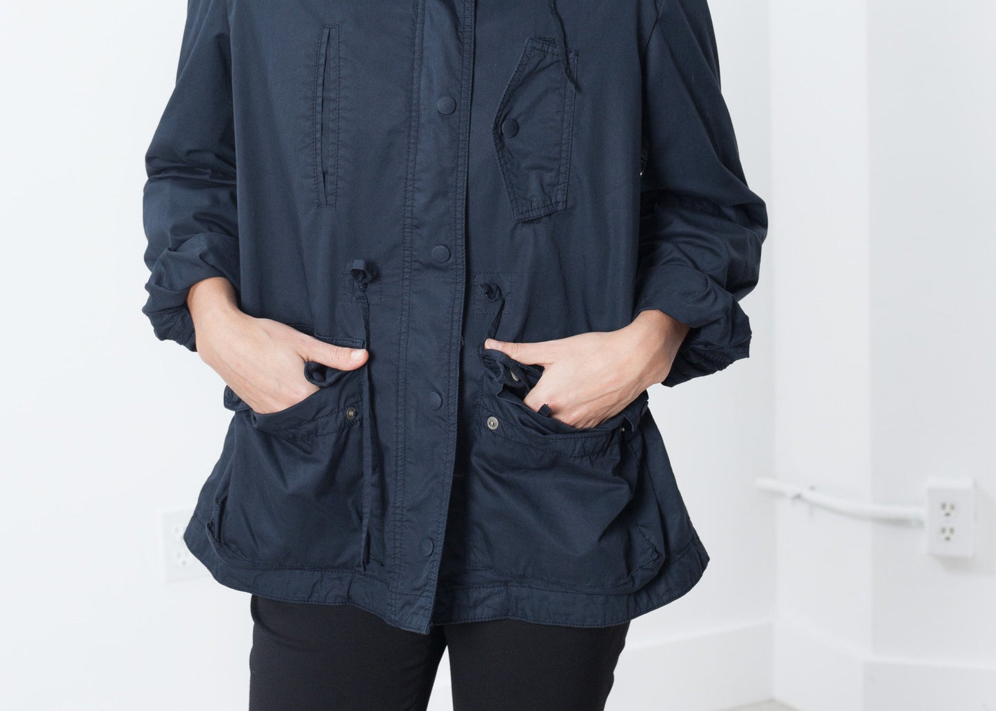Marquee Coat in Steel - annaclothes