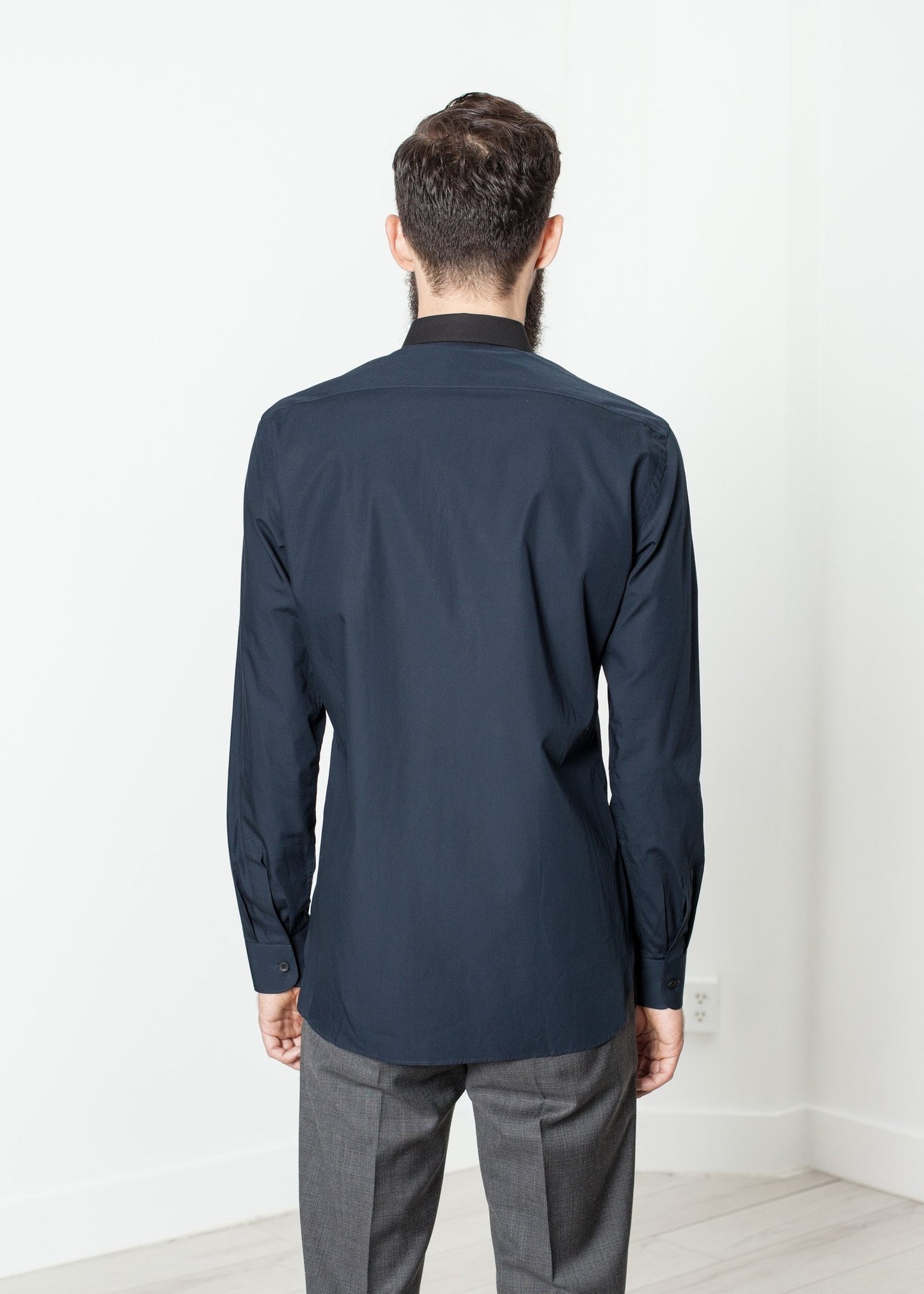 Camicia Classic Shirt in Navy - annaclothes