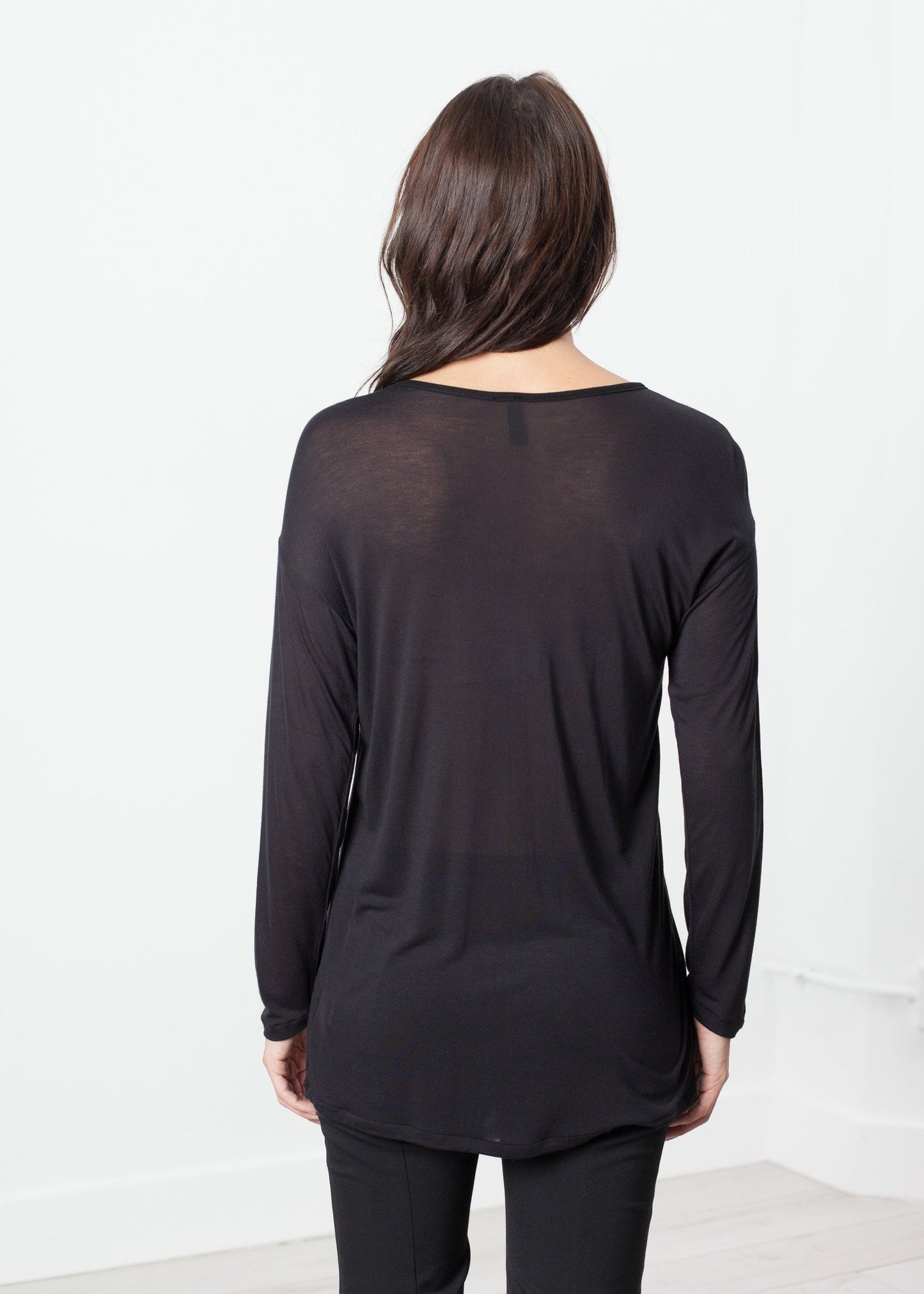 Laurier Tee in Black/Navy - annaclothes