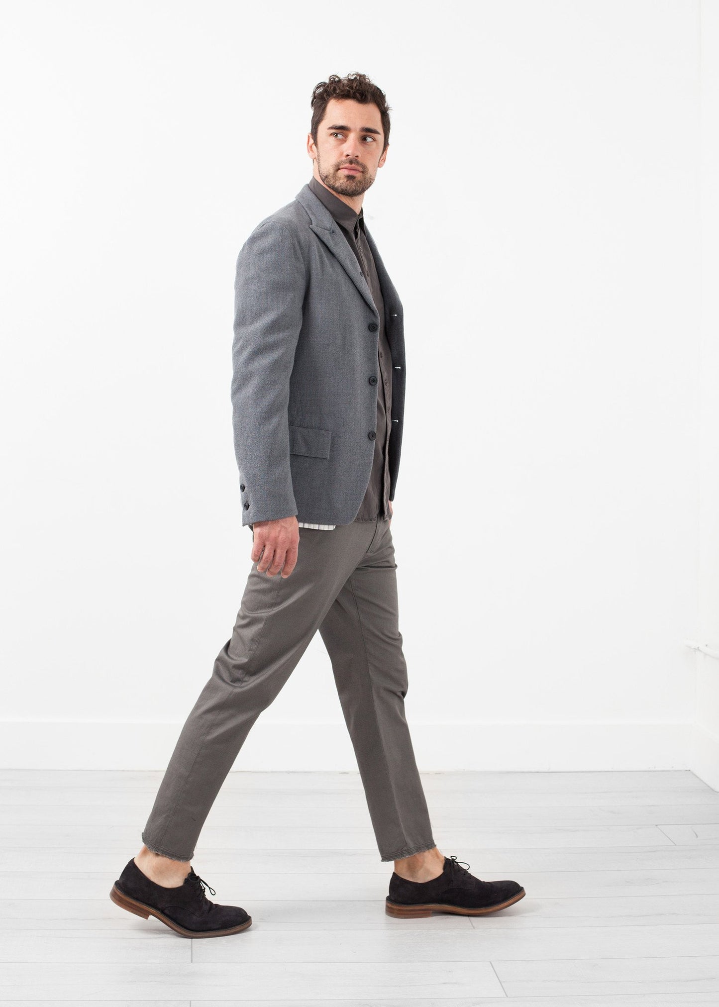 Washed Wool Blazer - annaclothes