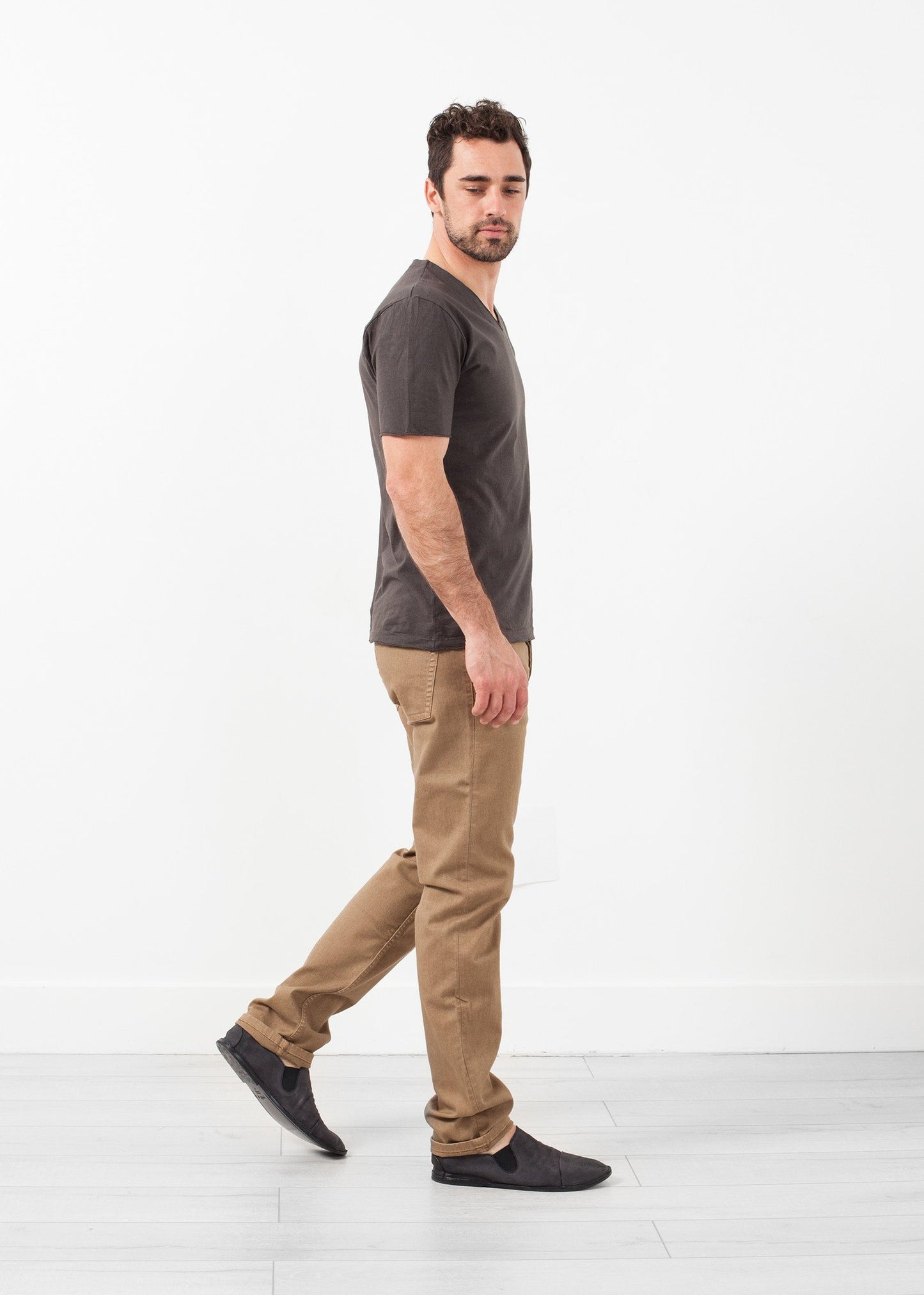 Alex Twill Pant in Sand - annaclothes