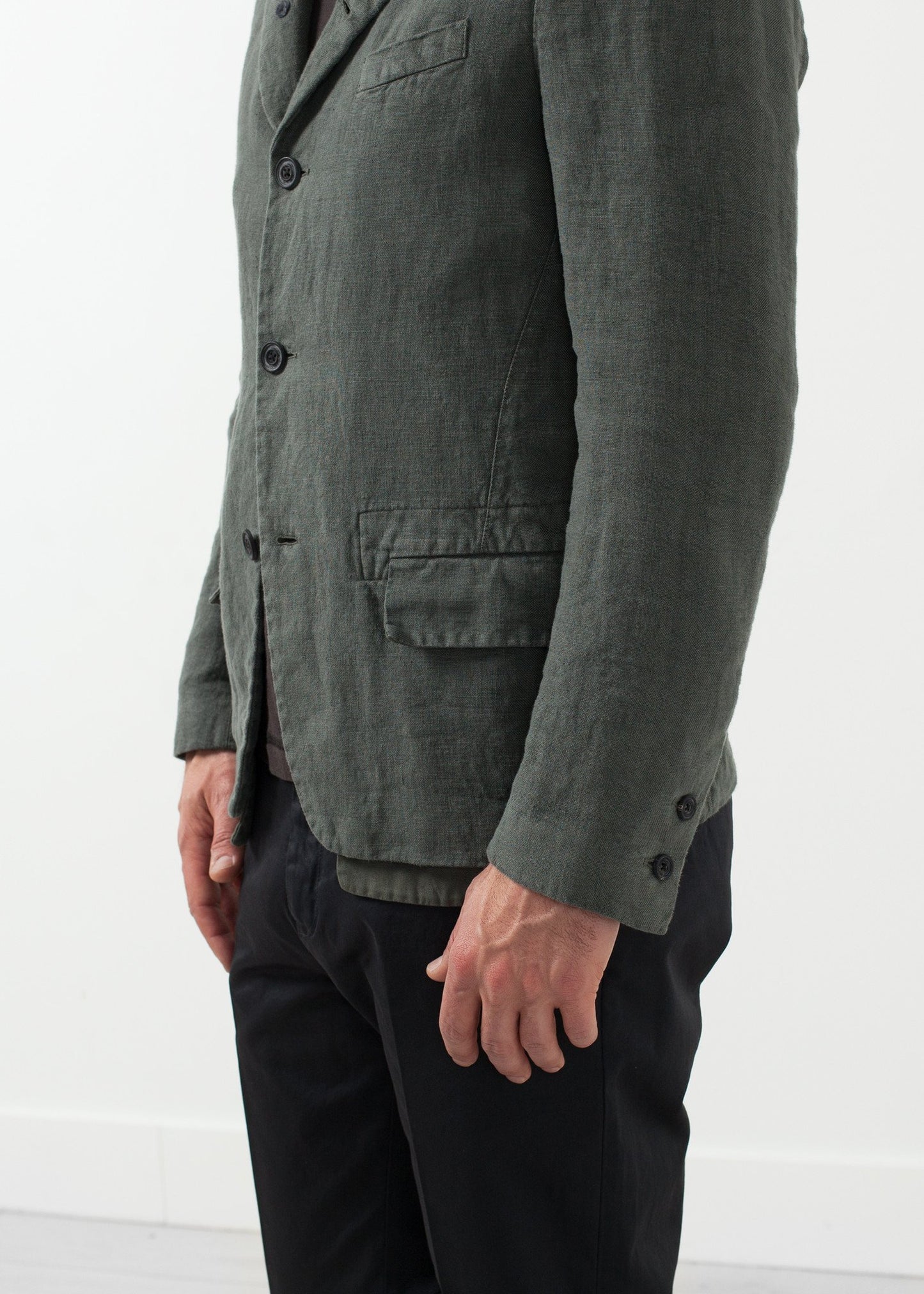 Five Button Cotton Blazer - annaclothes