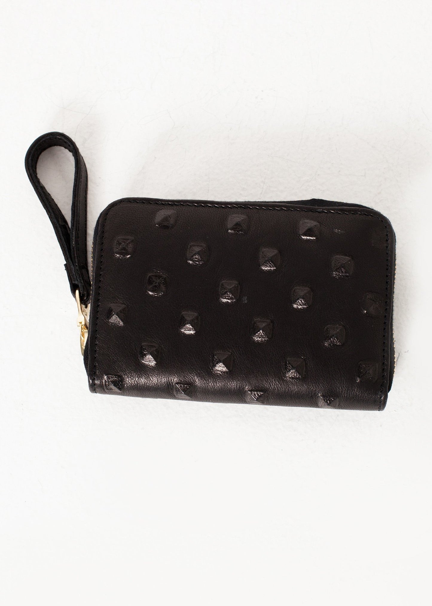 Elodie Leather Wallet in Black - annaclothes