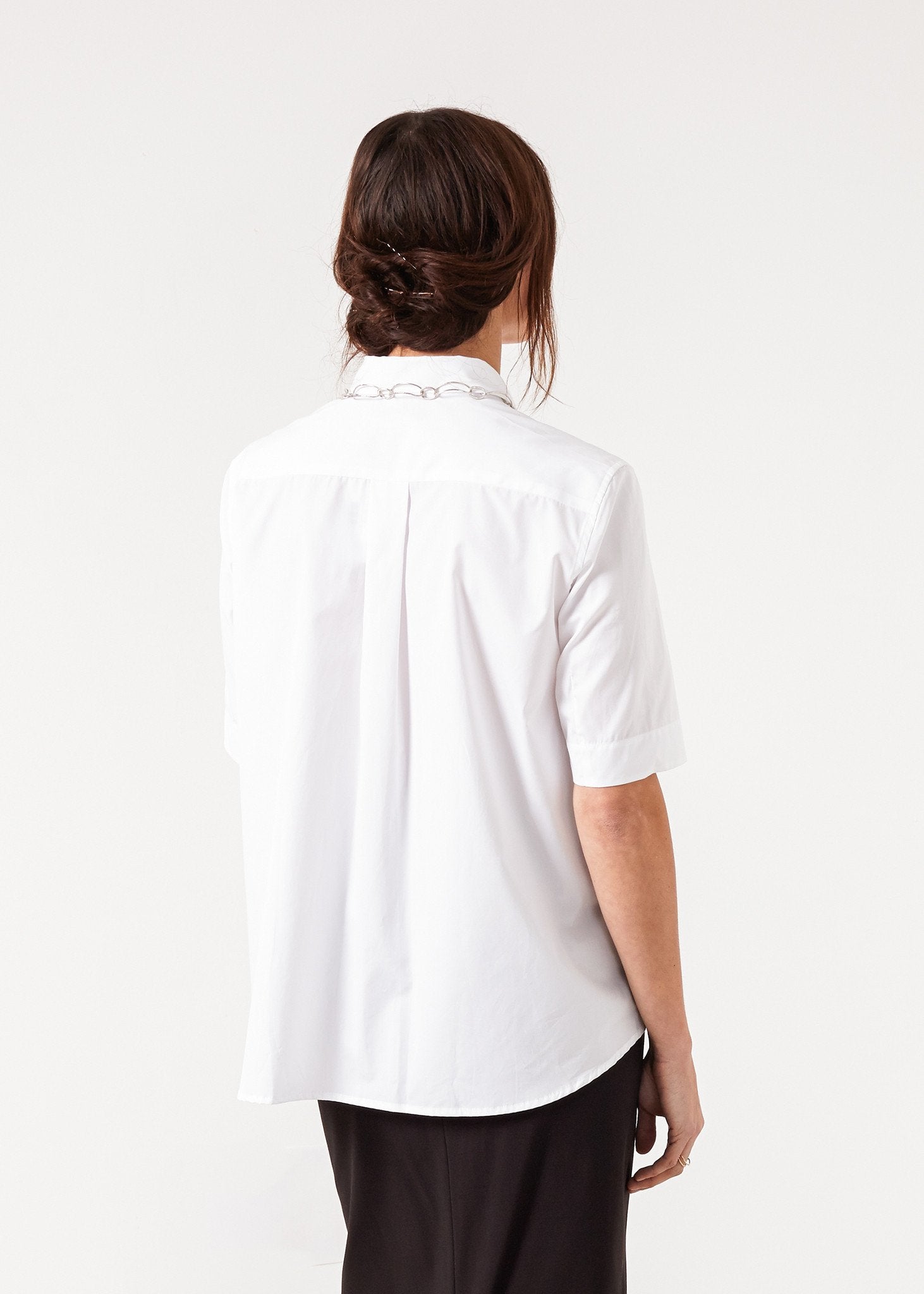 Lara Shirt in White - annaclothes