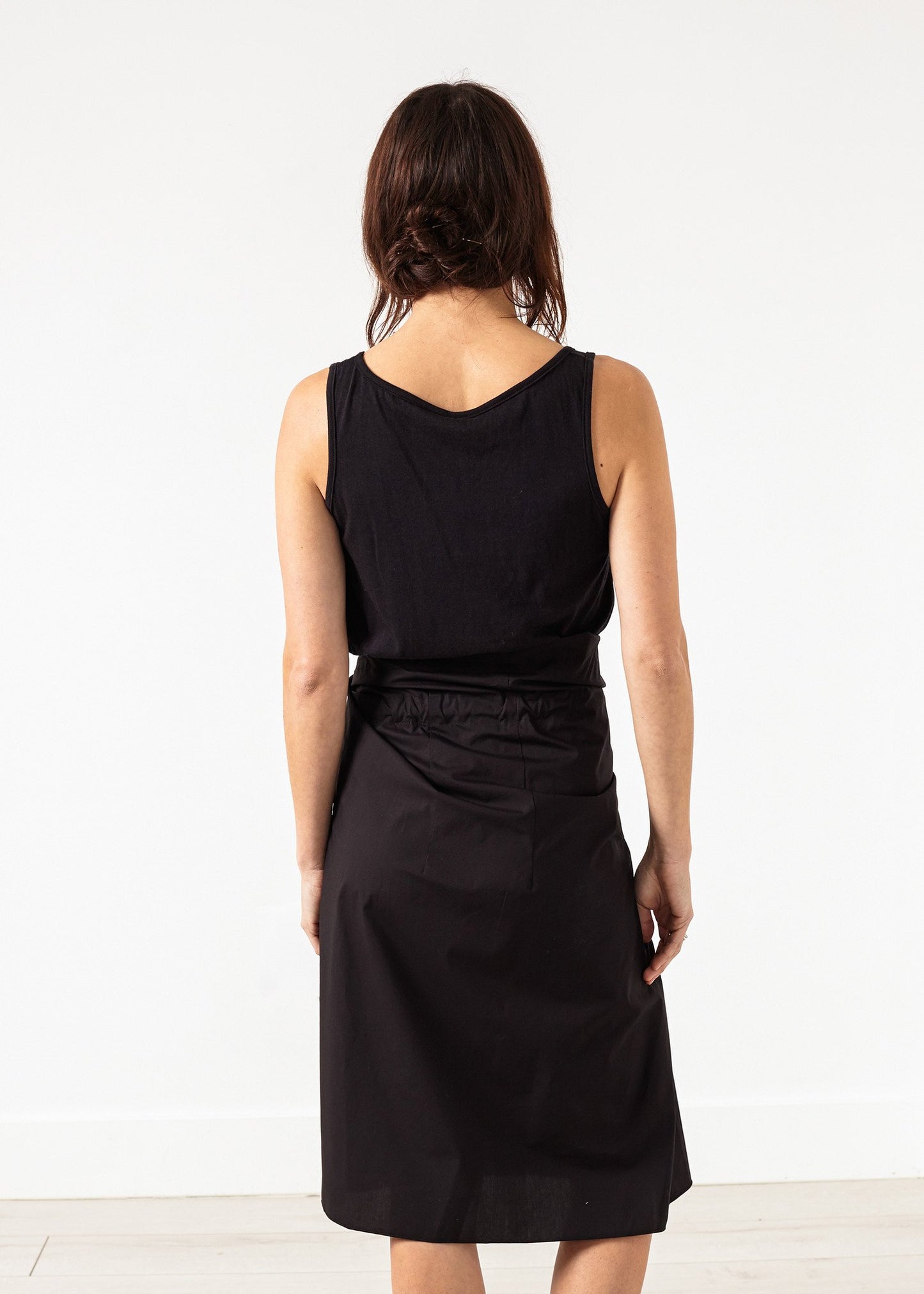 Bow Skirt in Black - annaclothes