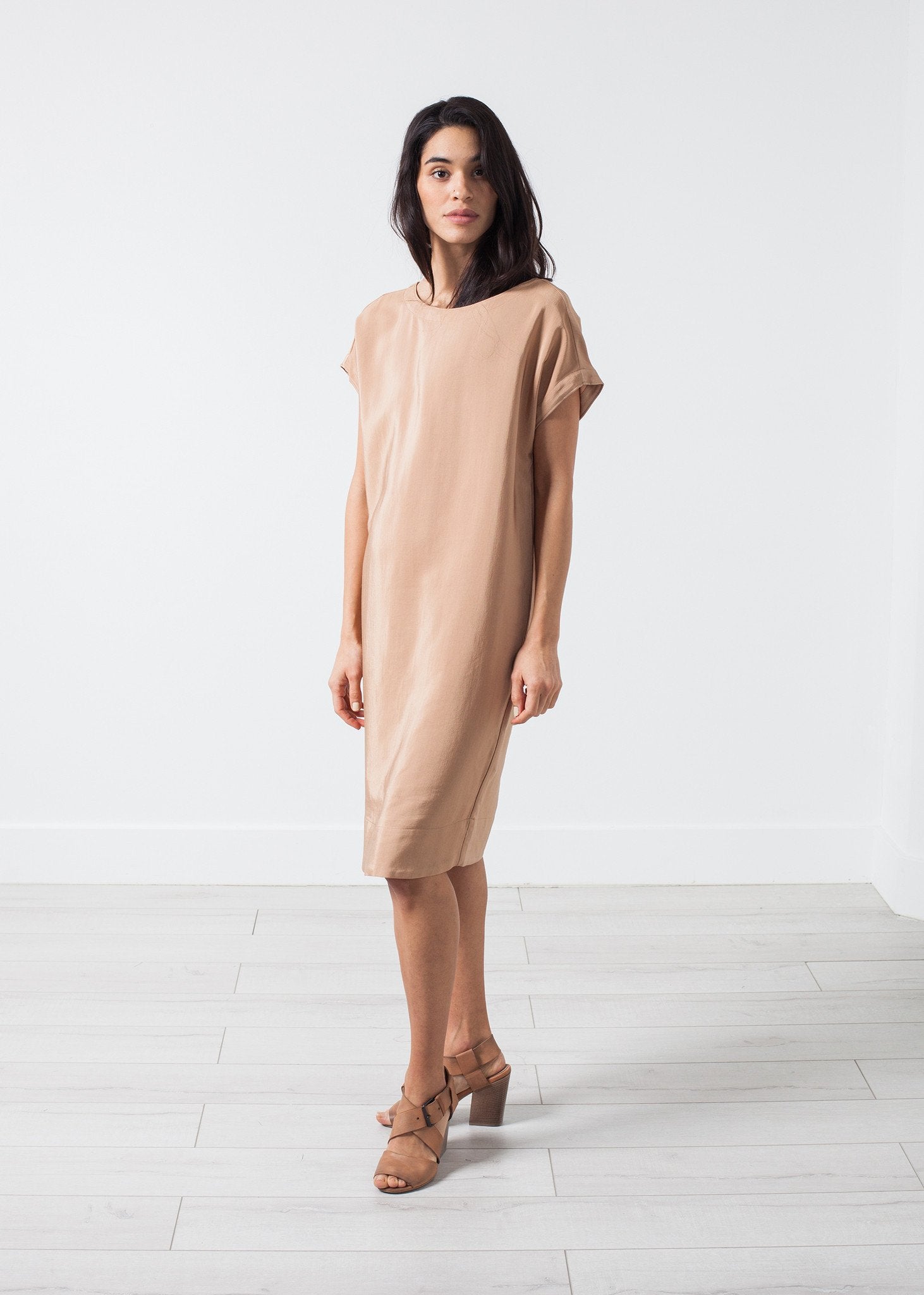 Philomene Dress in Camel - annaclothes