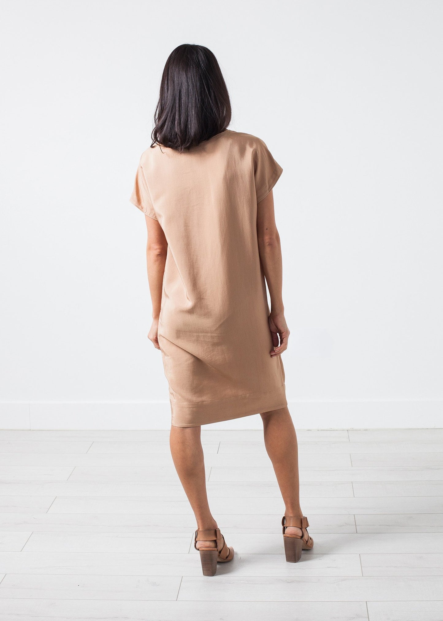 Philomene Dress in Camel - annaclothes
