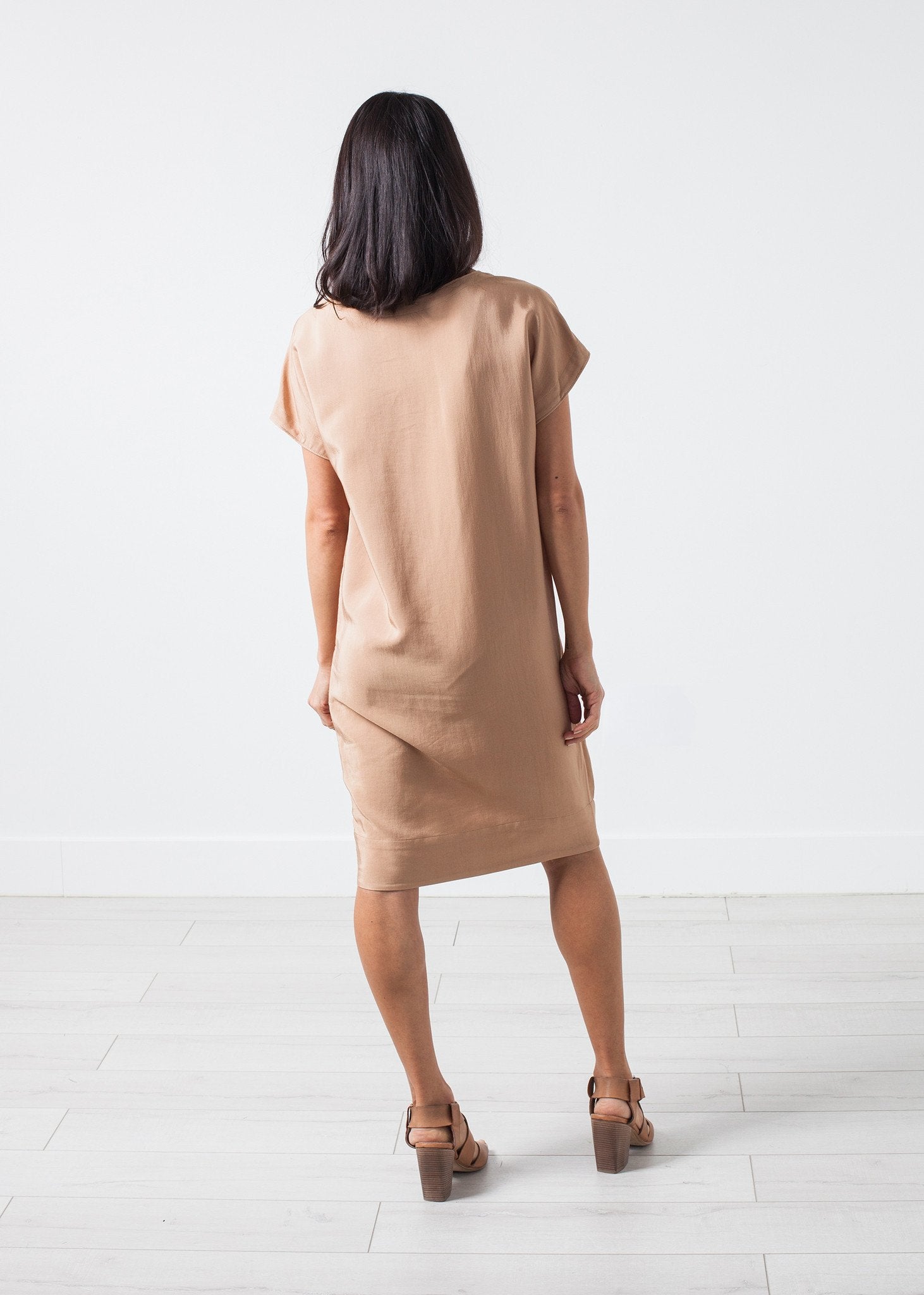 Philomene Dress in Camel - annaclothes