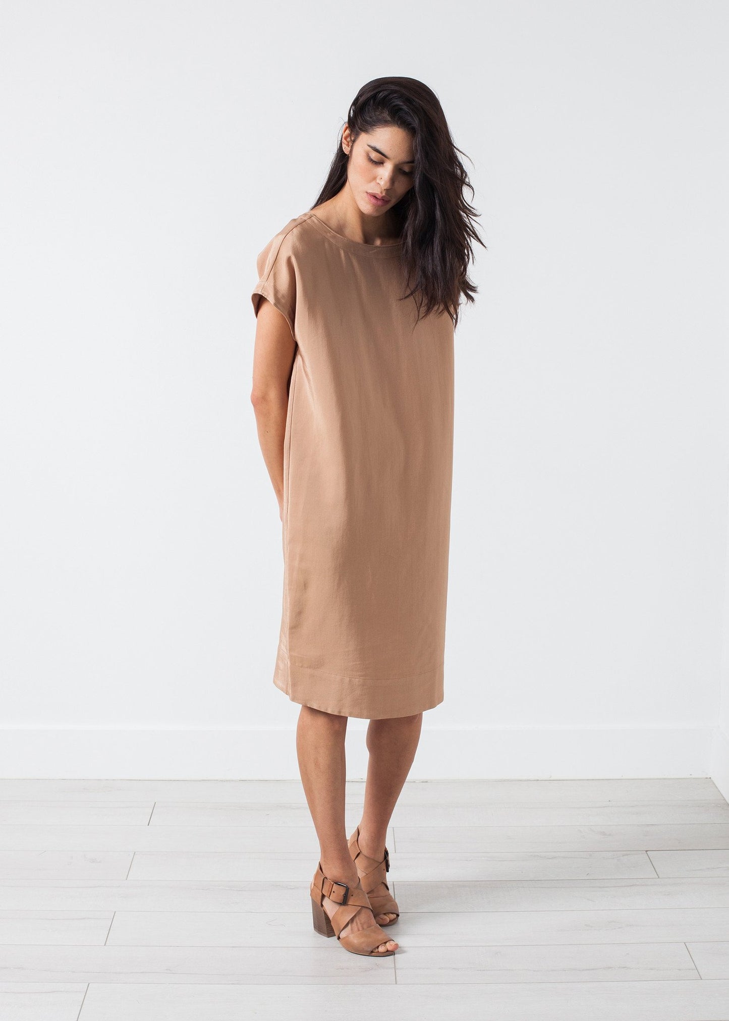 Philomene Dress in Camel - annaclothes