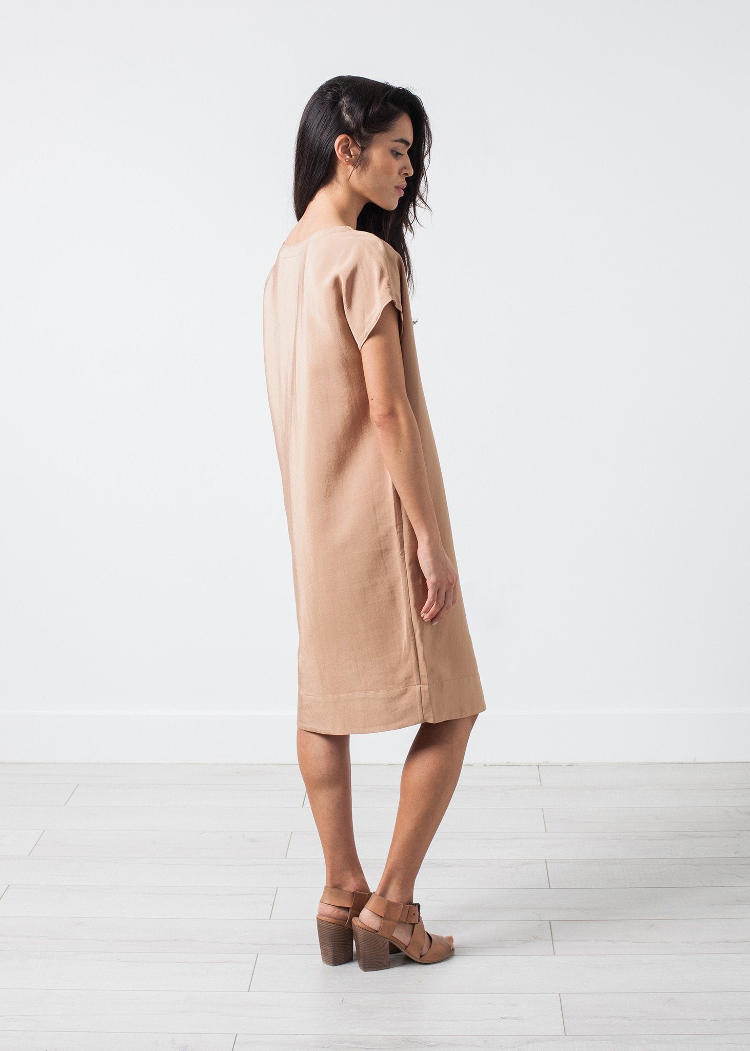 Philomene Dress in Camel - annaclothes