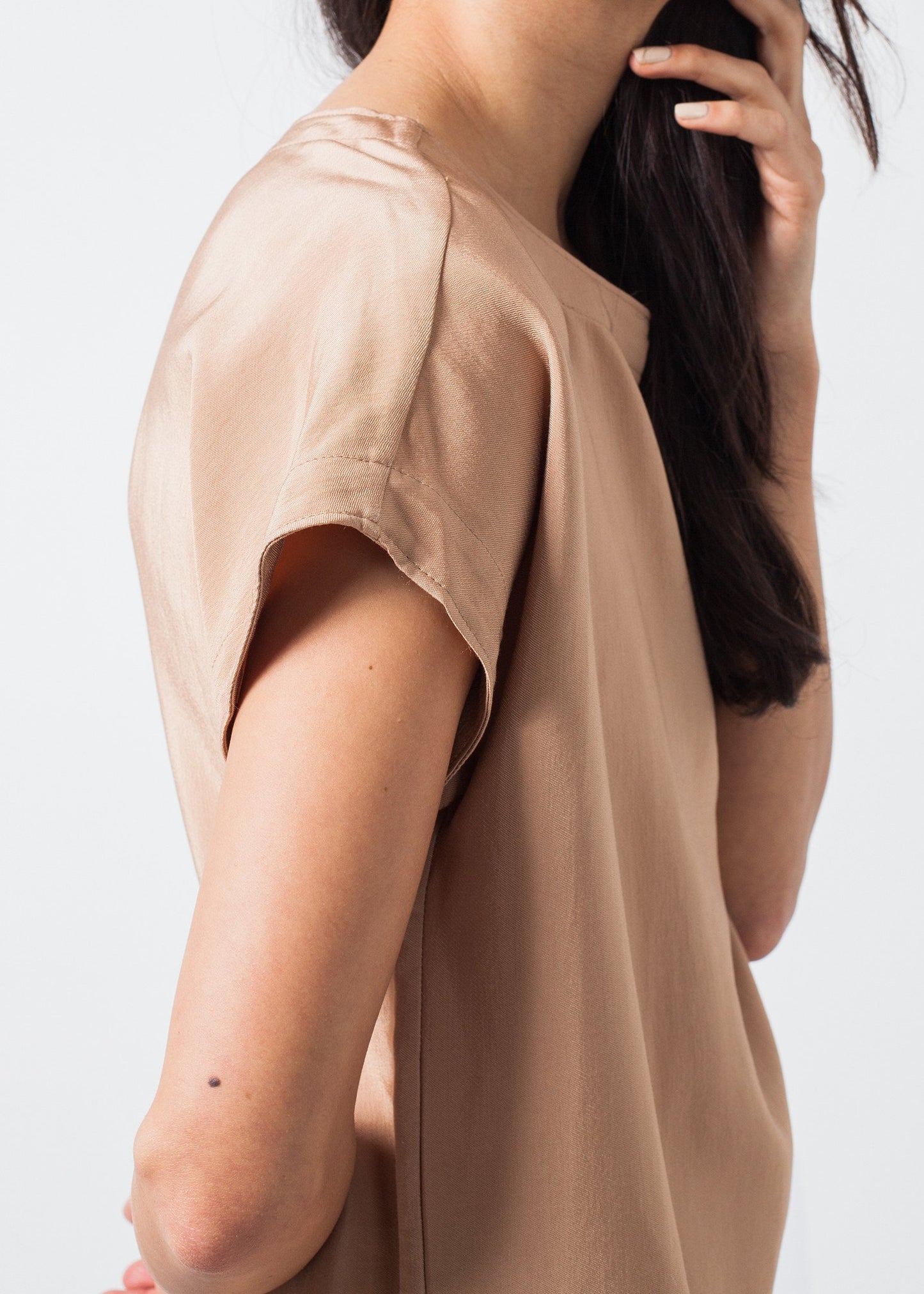 Philomene Dress in Camel - annaclothes
