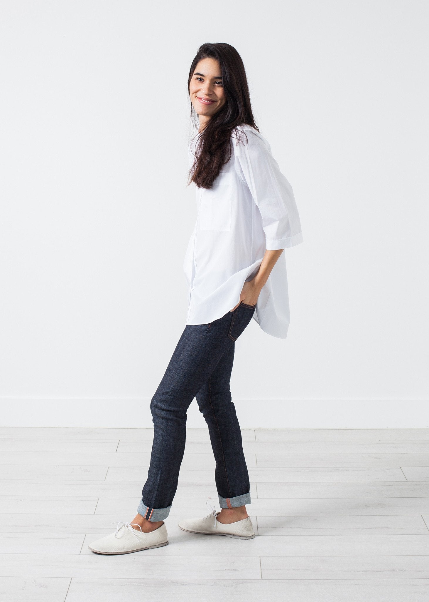 Skinny Stretch Jean in Indigo - annaclothes