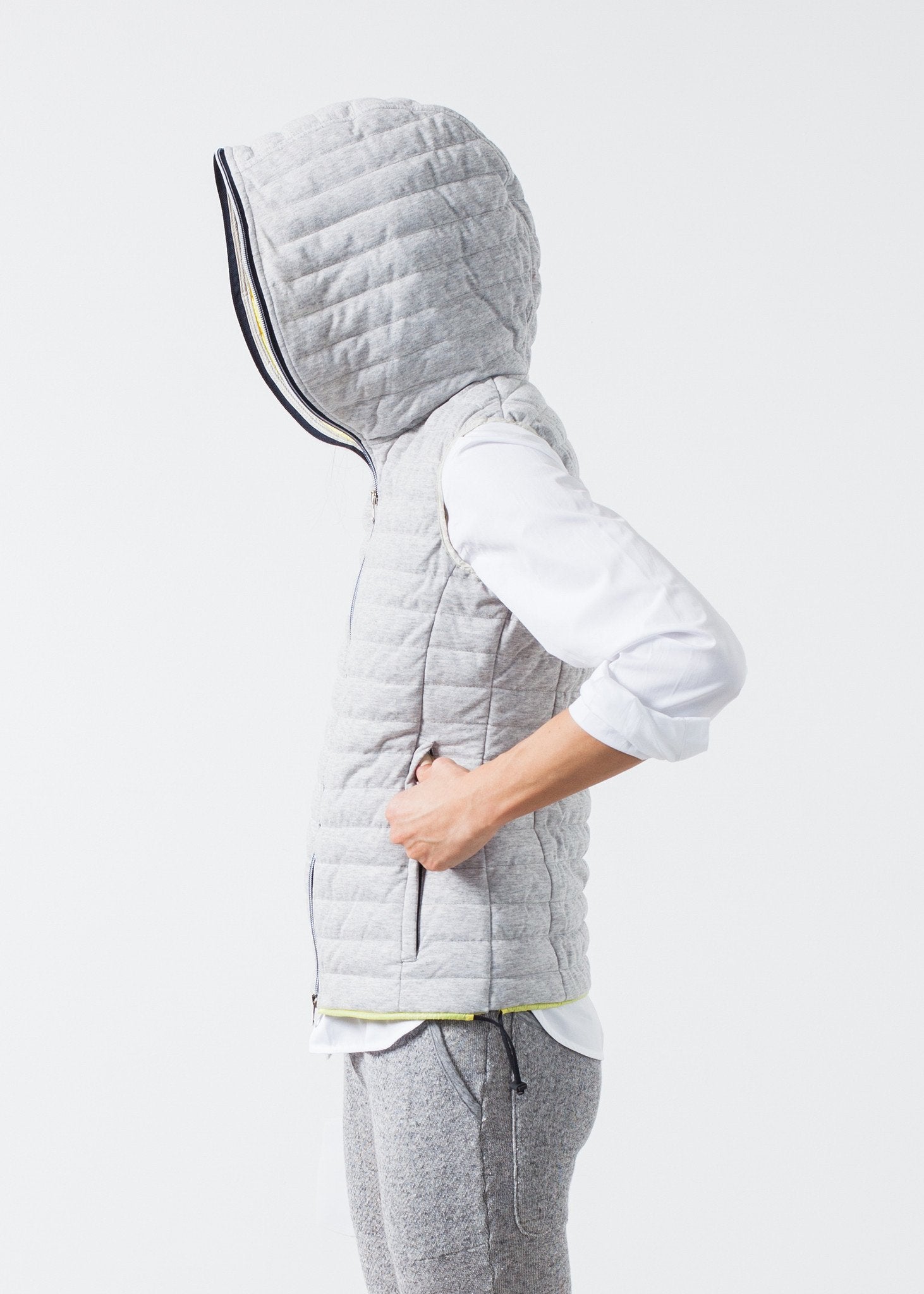 Primula Vest in Light Grey - annaclothes