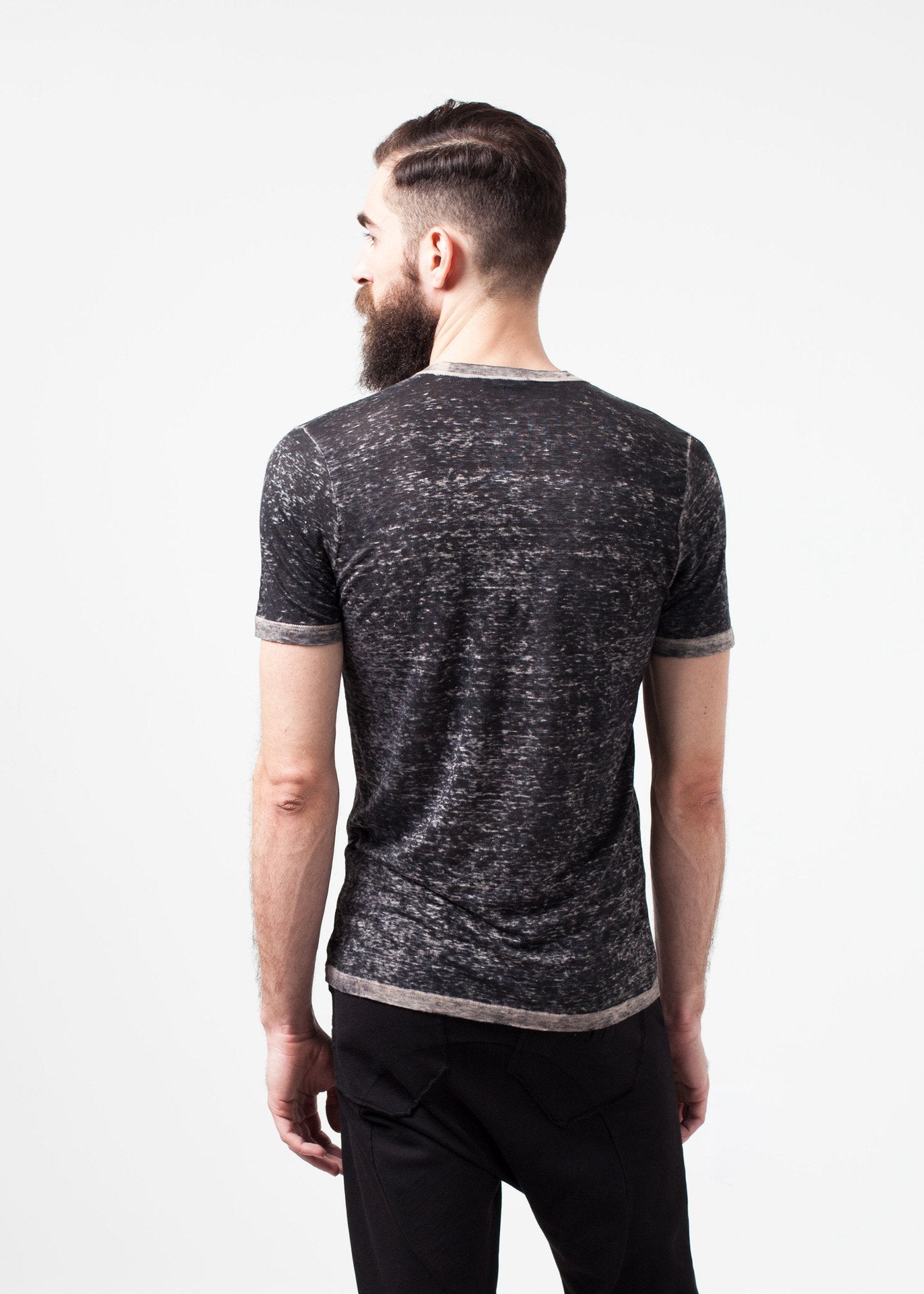 Linen T-shirt in Rope - annaclothes