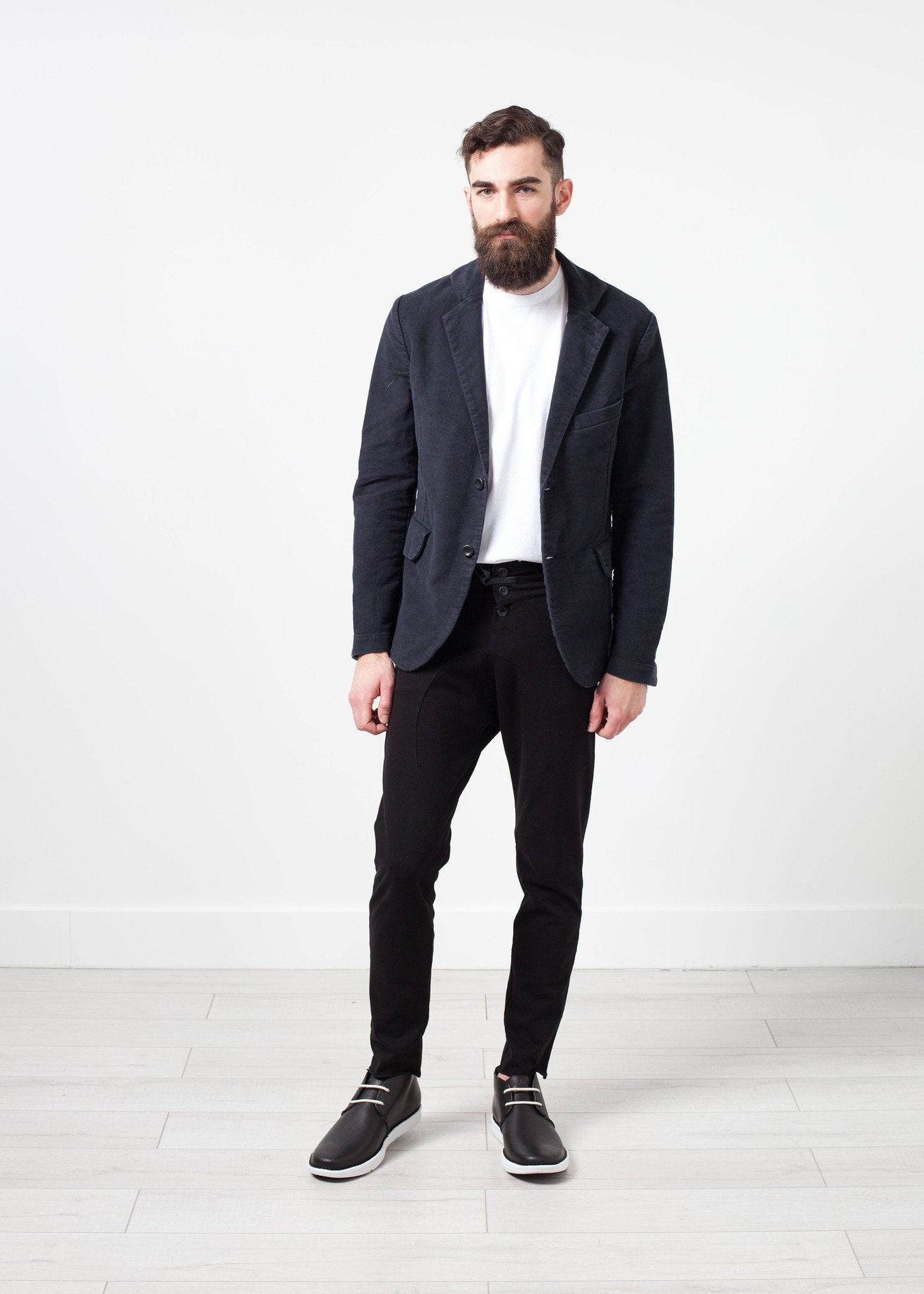 Zepo Brushed Cotton Blazer - annaclothes