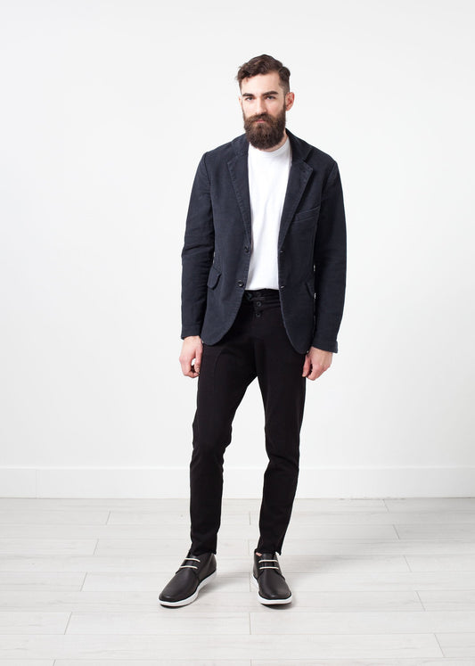 Zepo Brushed Cotton Blazer - annaclothes