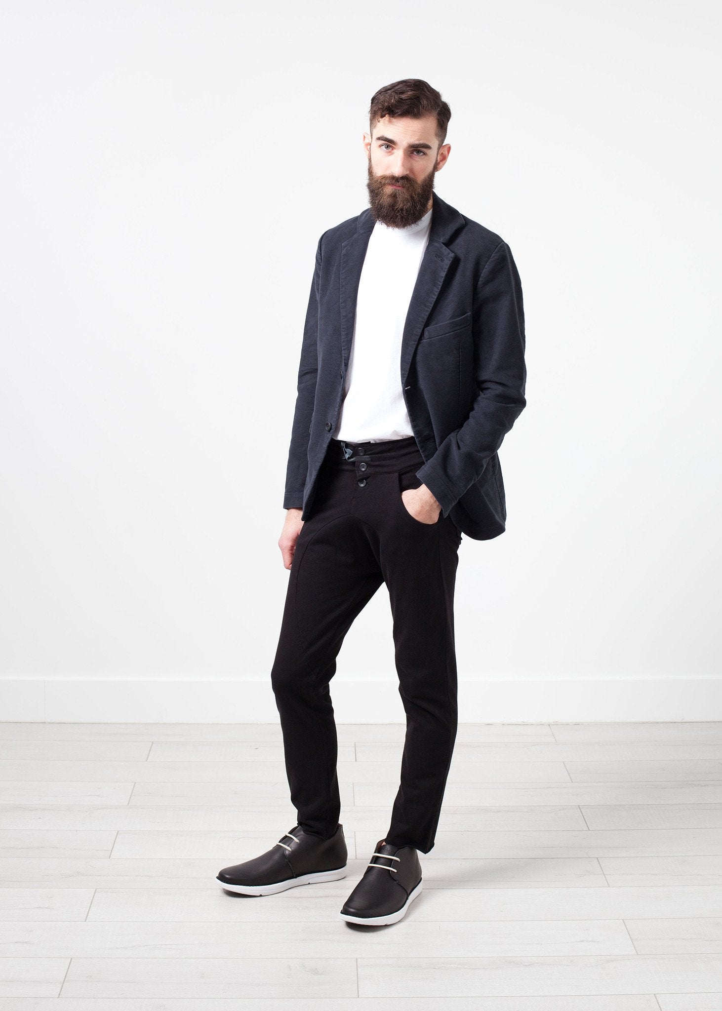 Zepo Brushed Cotton Blazer - annaclothes
