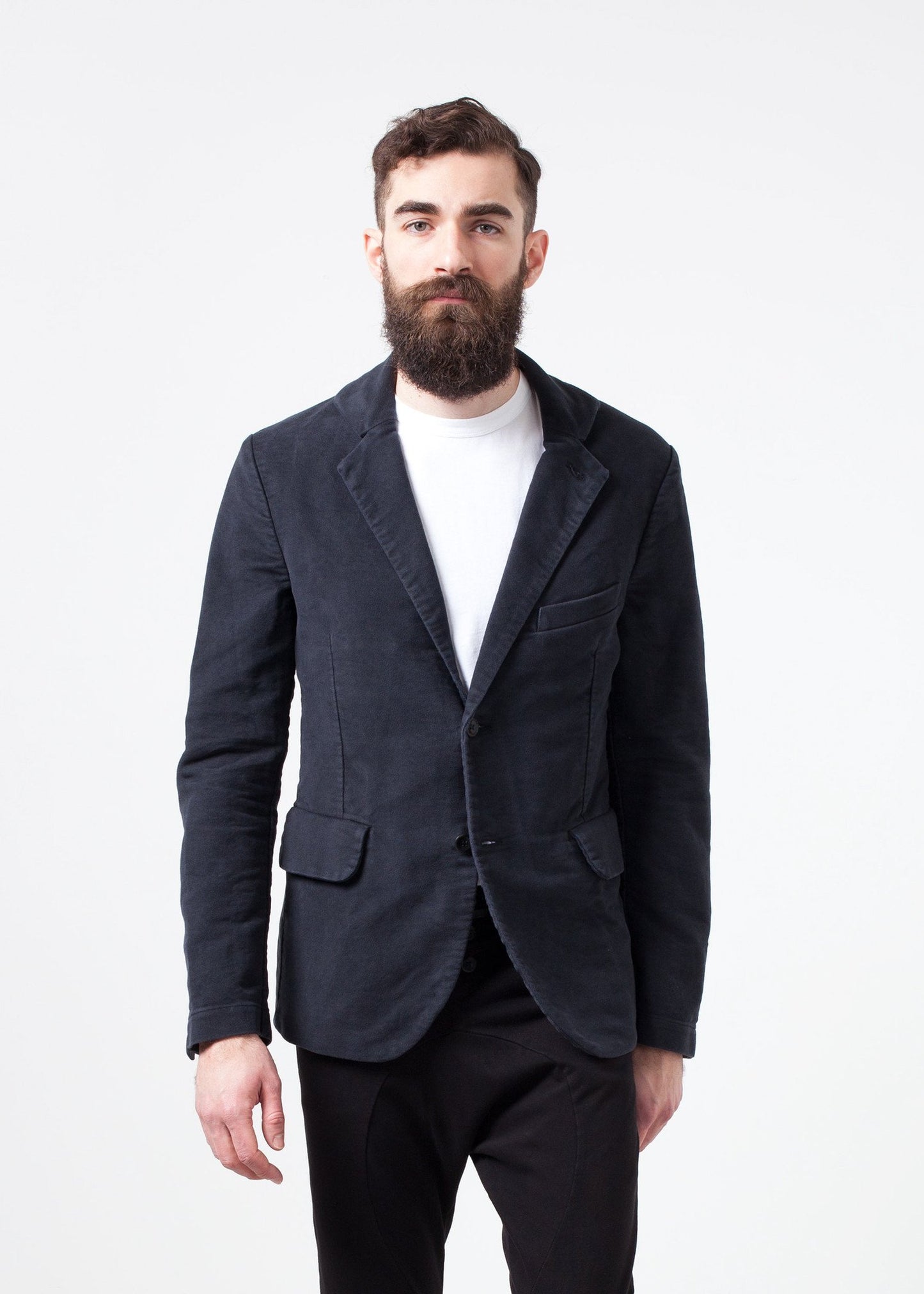 Zepo Brushed Cotton Blazer - annaclothes