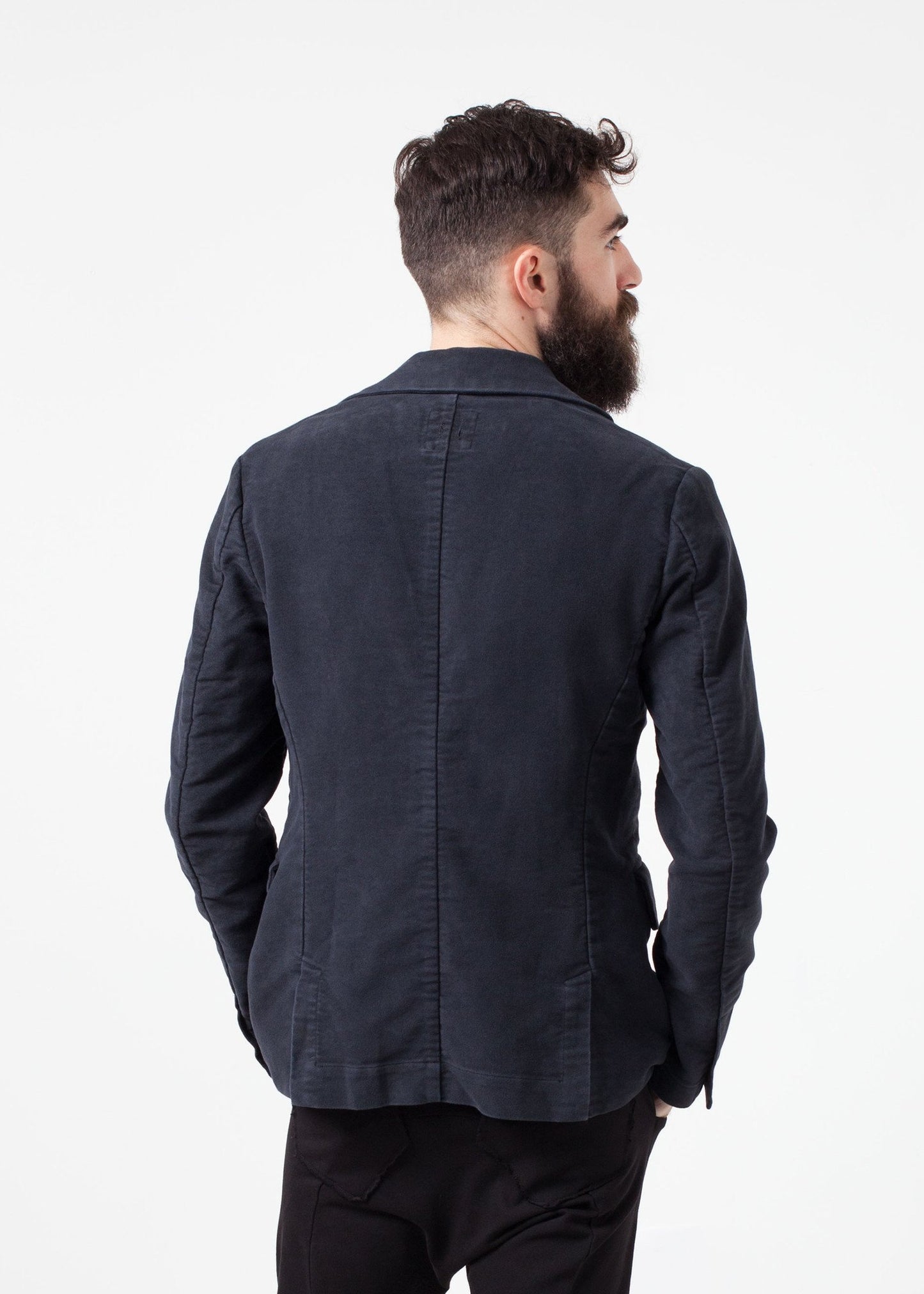 Zepo Brushed Cotton Blazer - annaclothes