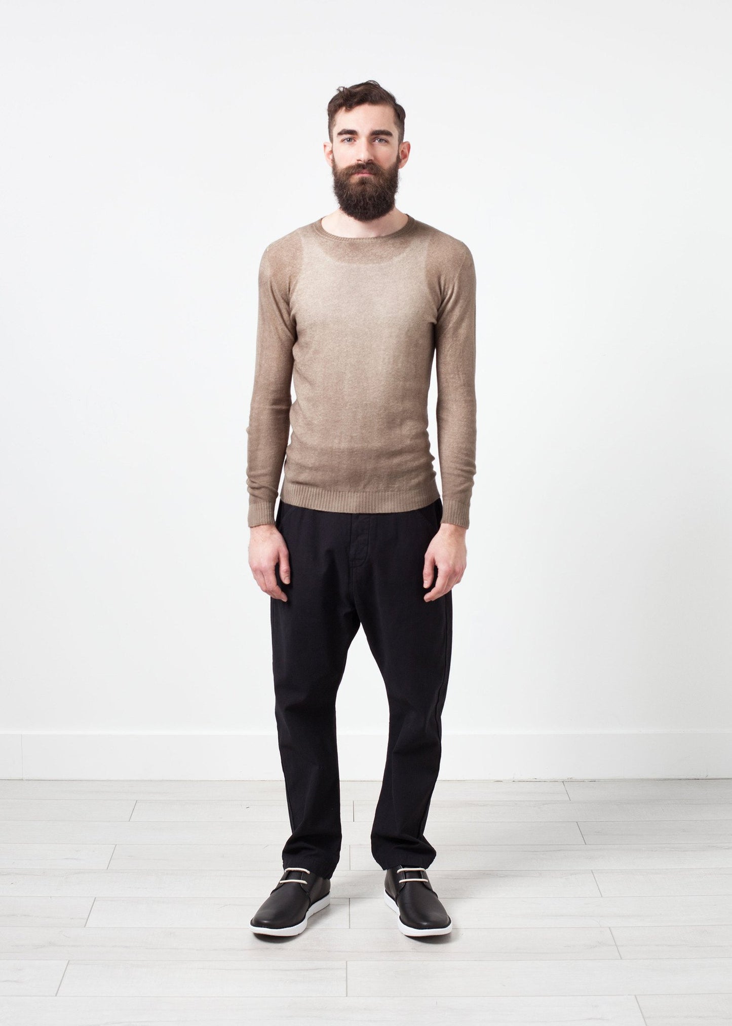 Mottled Cashmere Crewneck - annaclothes