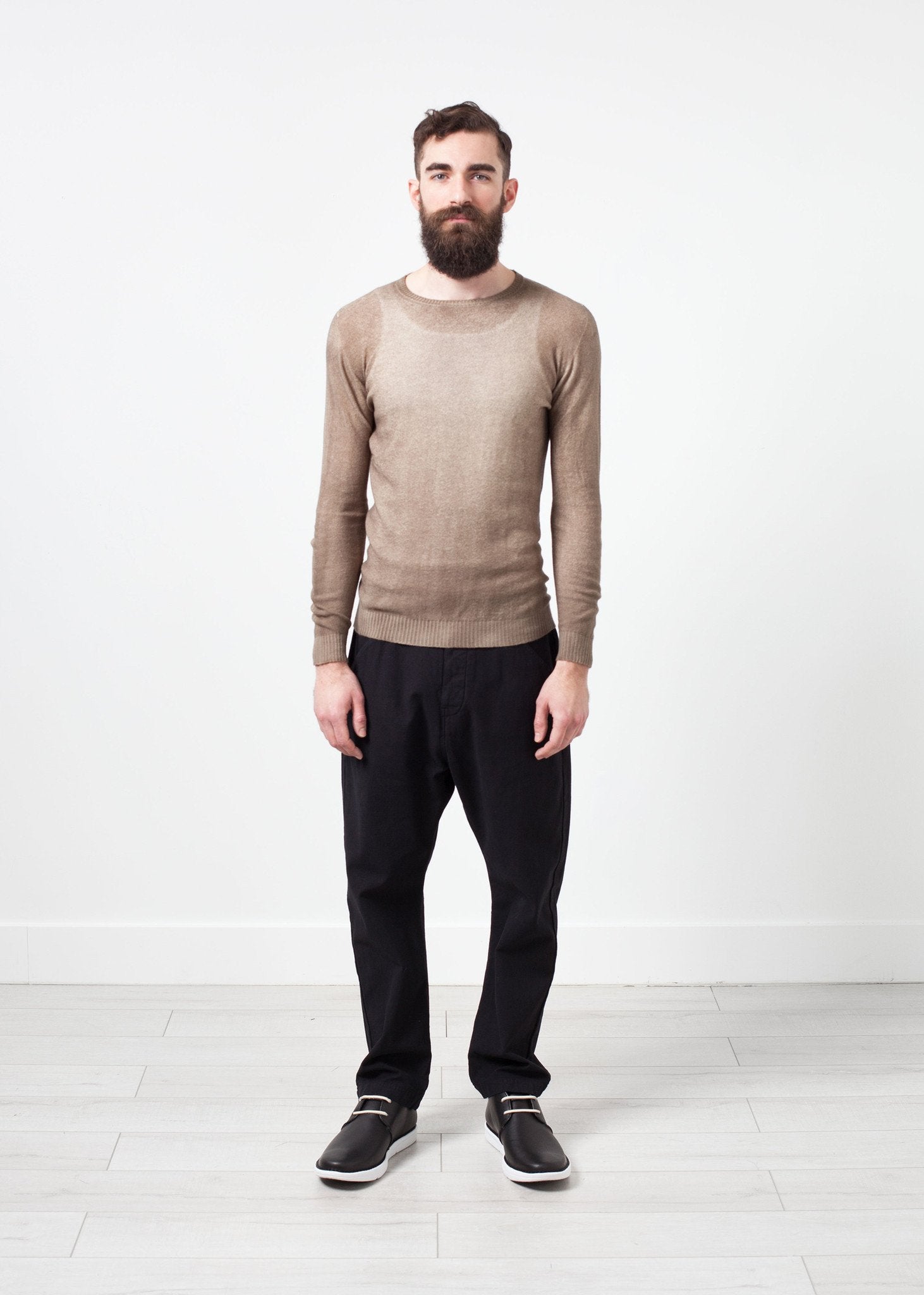 Mottled Cashmere Crewneck - annaclothes