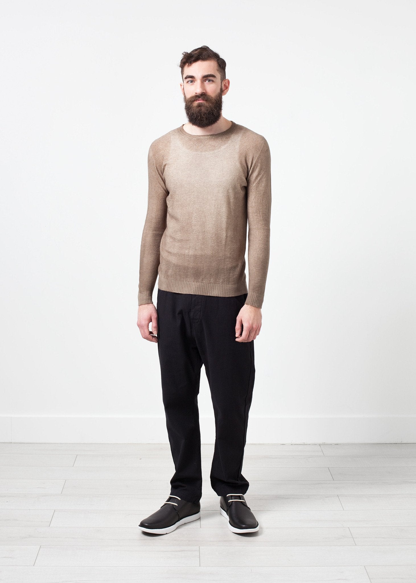 Mottled Cashmere Crewneck - annaclothes
