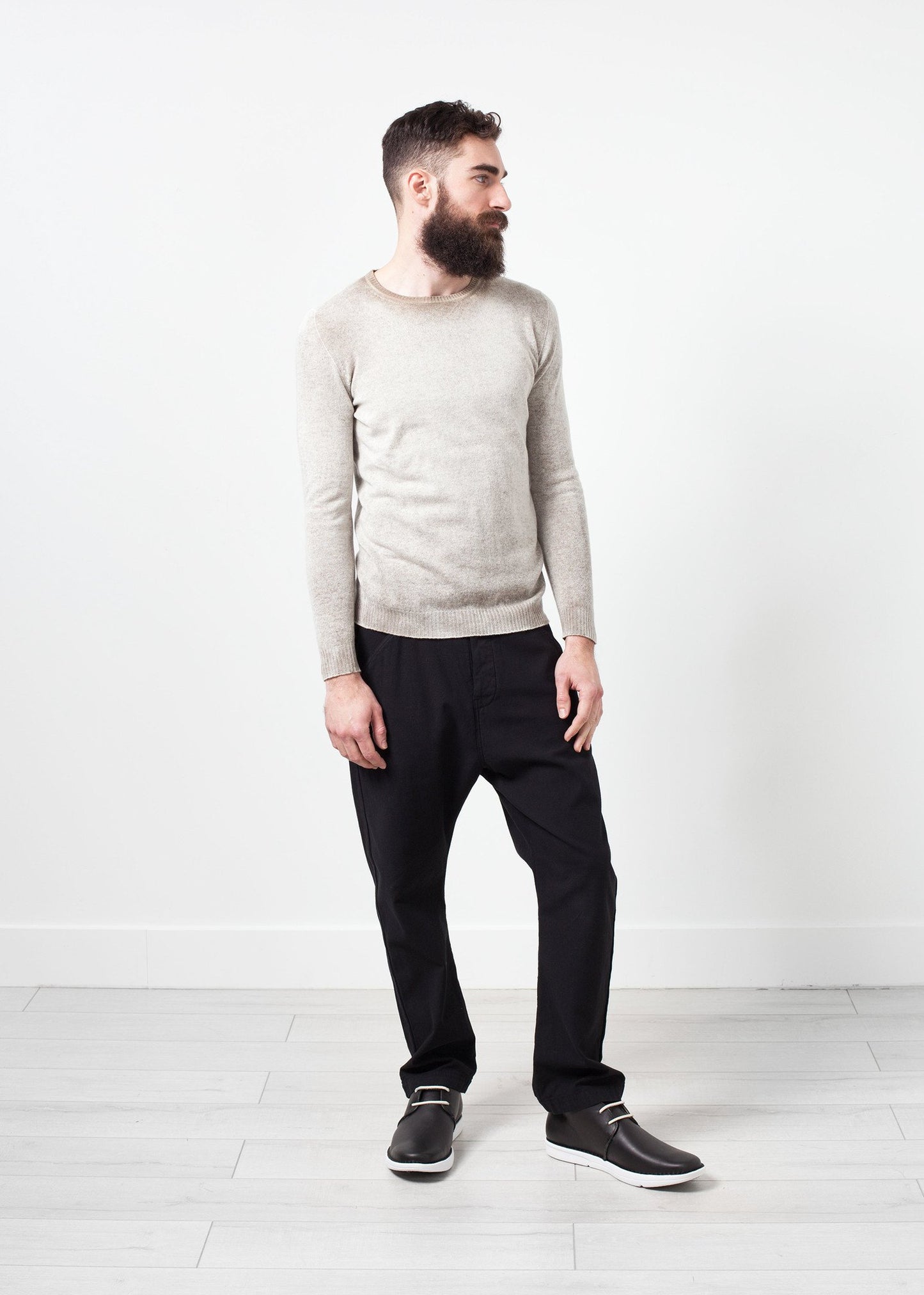 Mottled Cashmere Crewneck - annaclothes