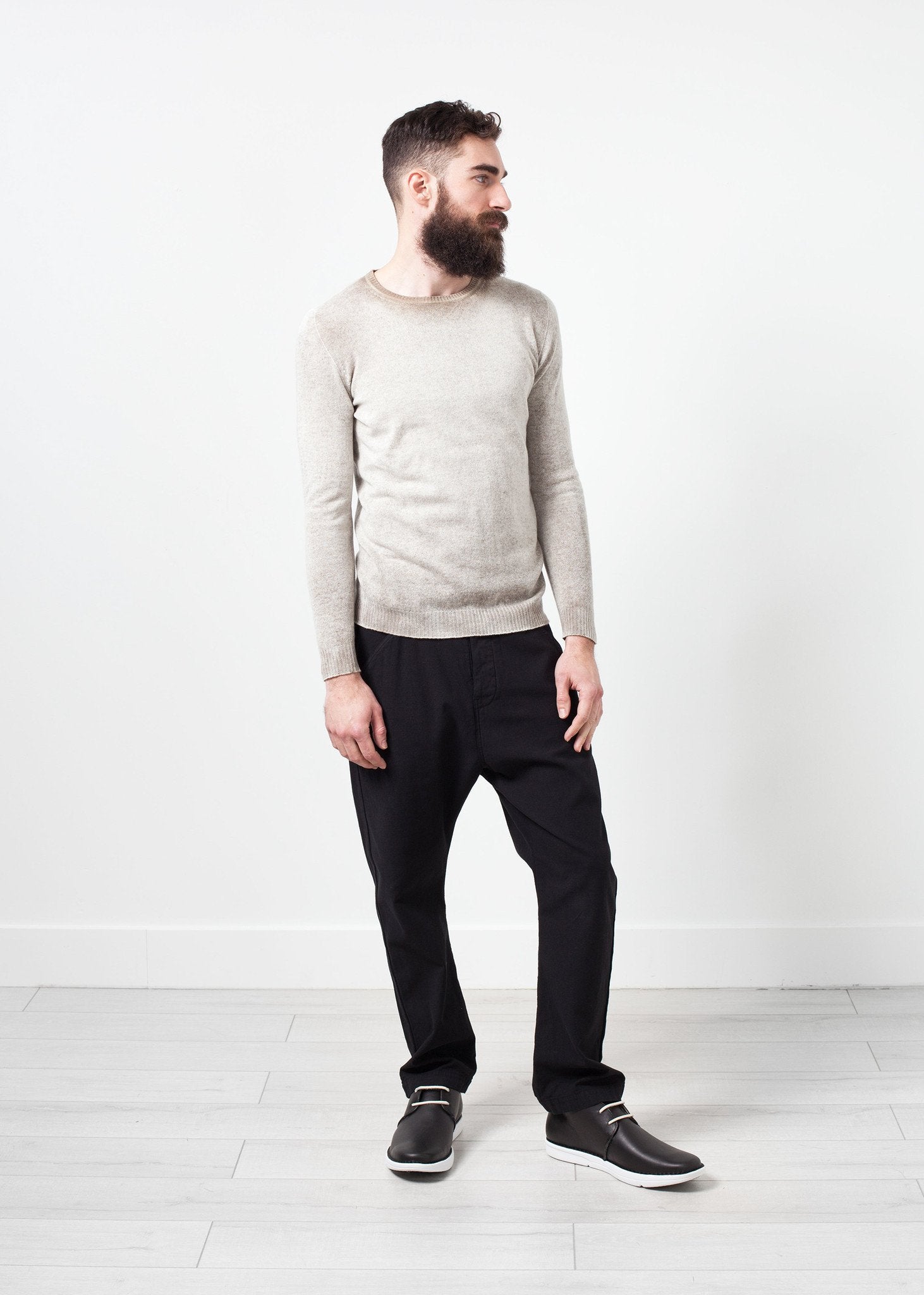 Mottled Cashmere Crewneck - annaclothes