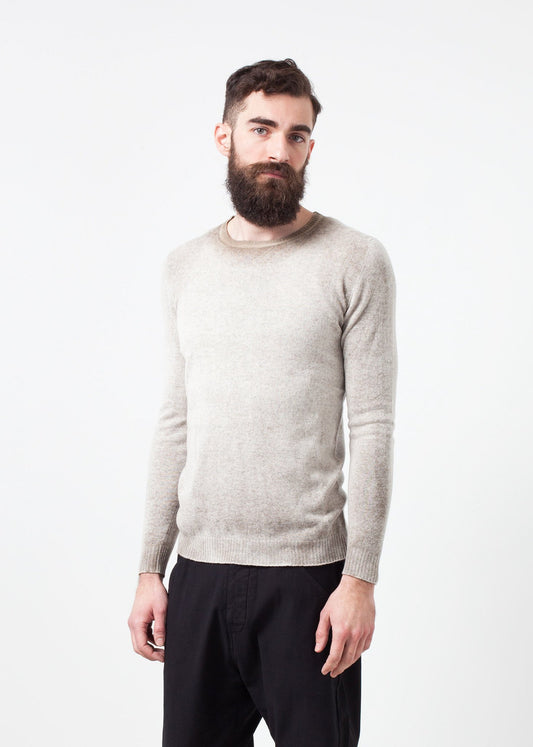 Mottled Cashmere Crewneck - annaclothes