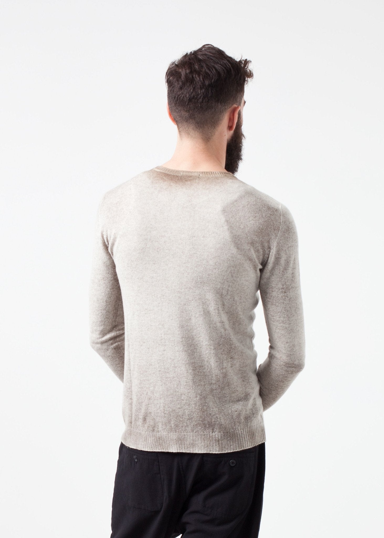 Mottled Cashmere Crewneck - annaclothes