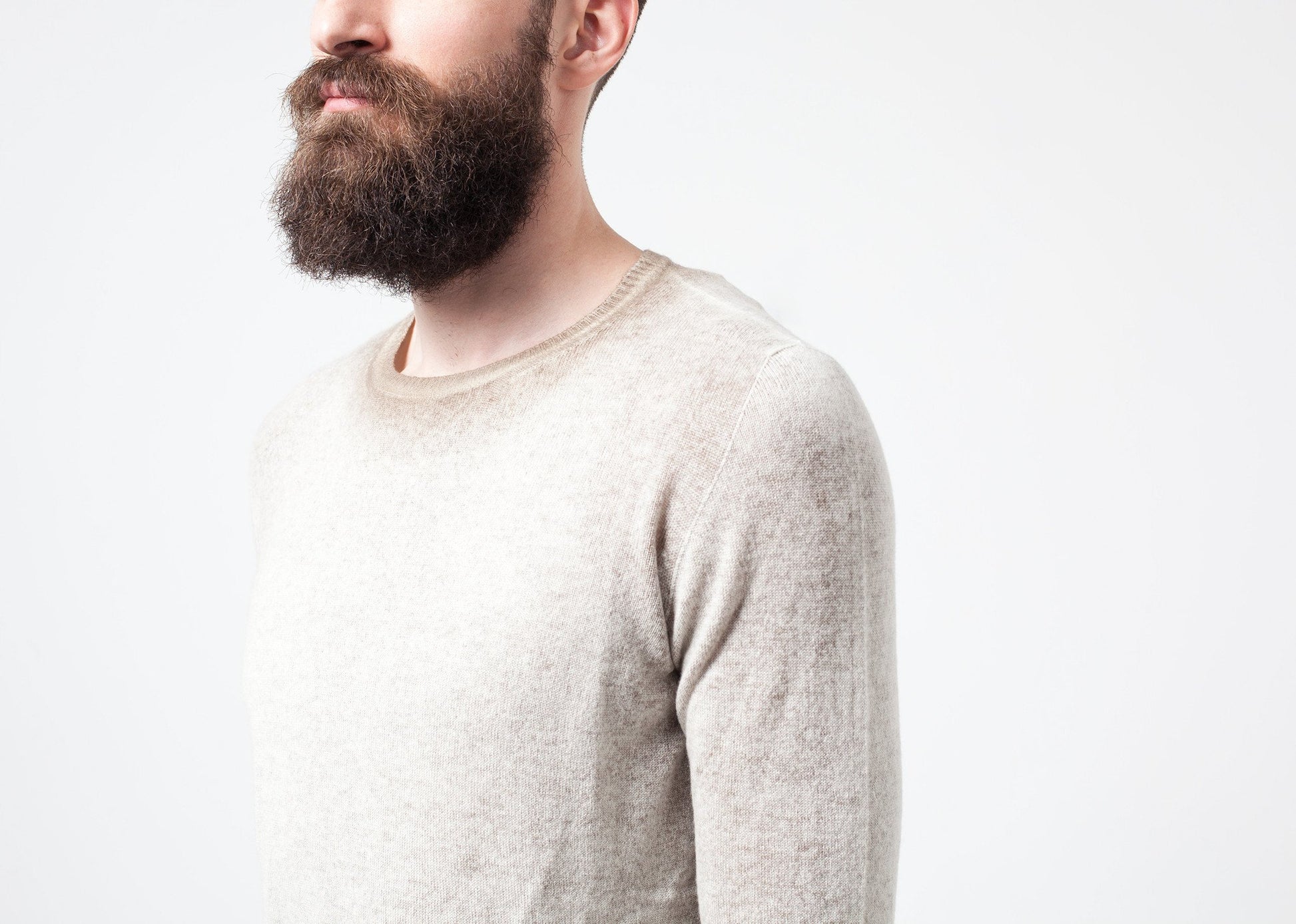 Mottled Cashmere Crewneck - annaclothes
