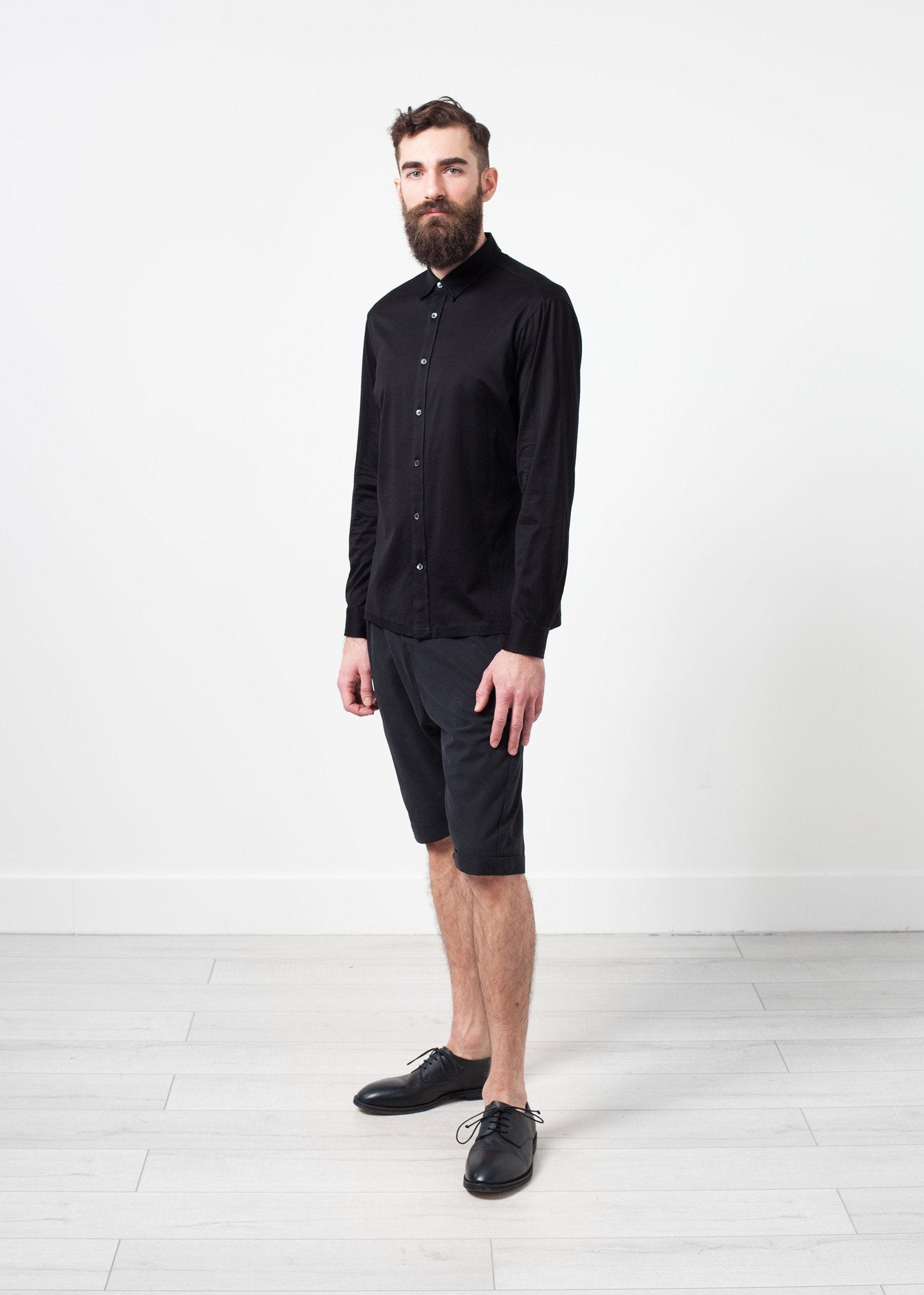 Scotland Button-Up in Black - annaclothes