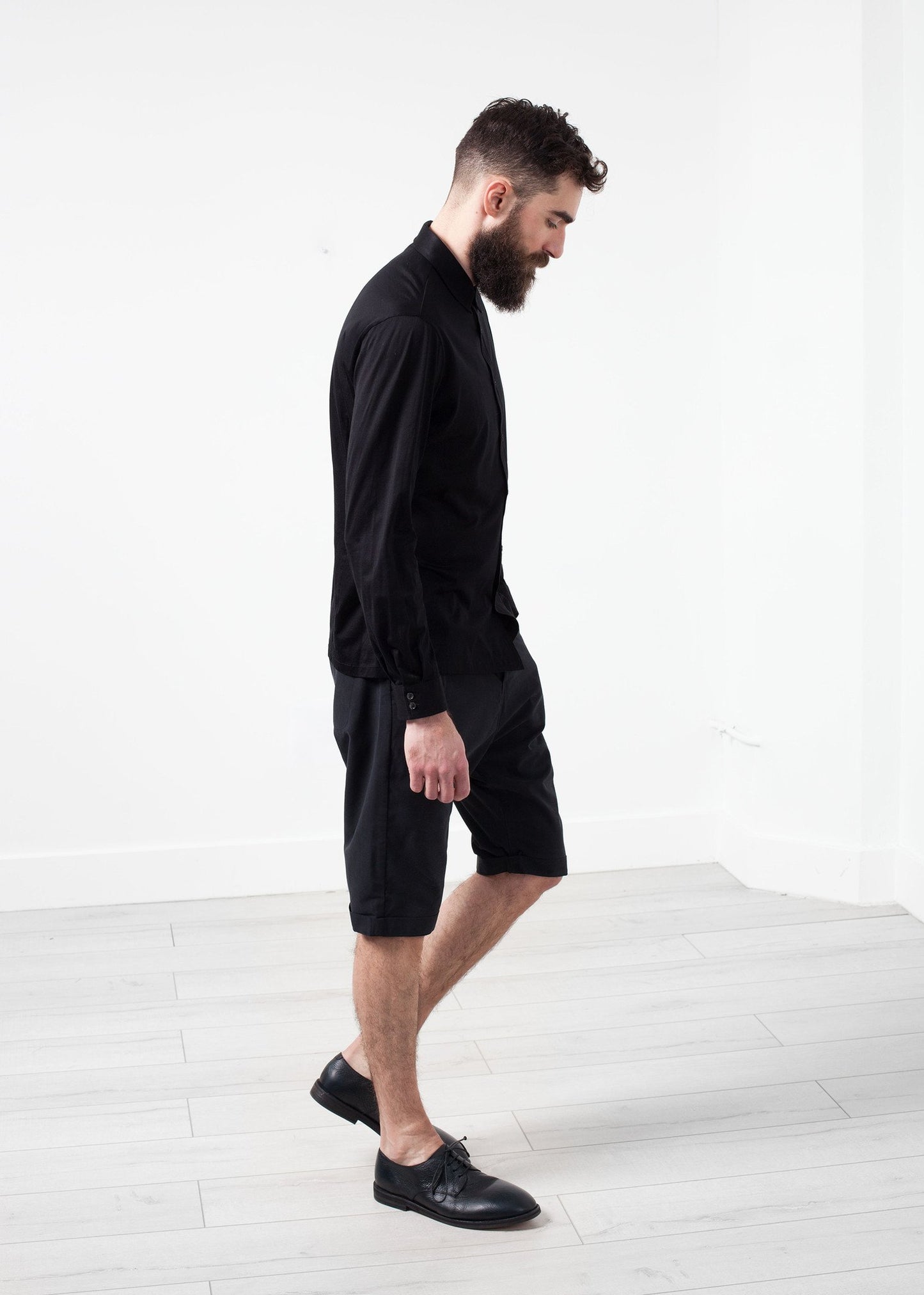 Scotland Button-Up in Black - annaclothes