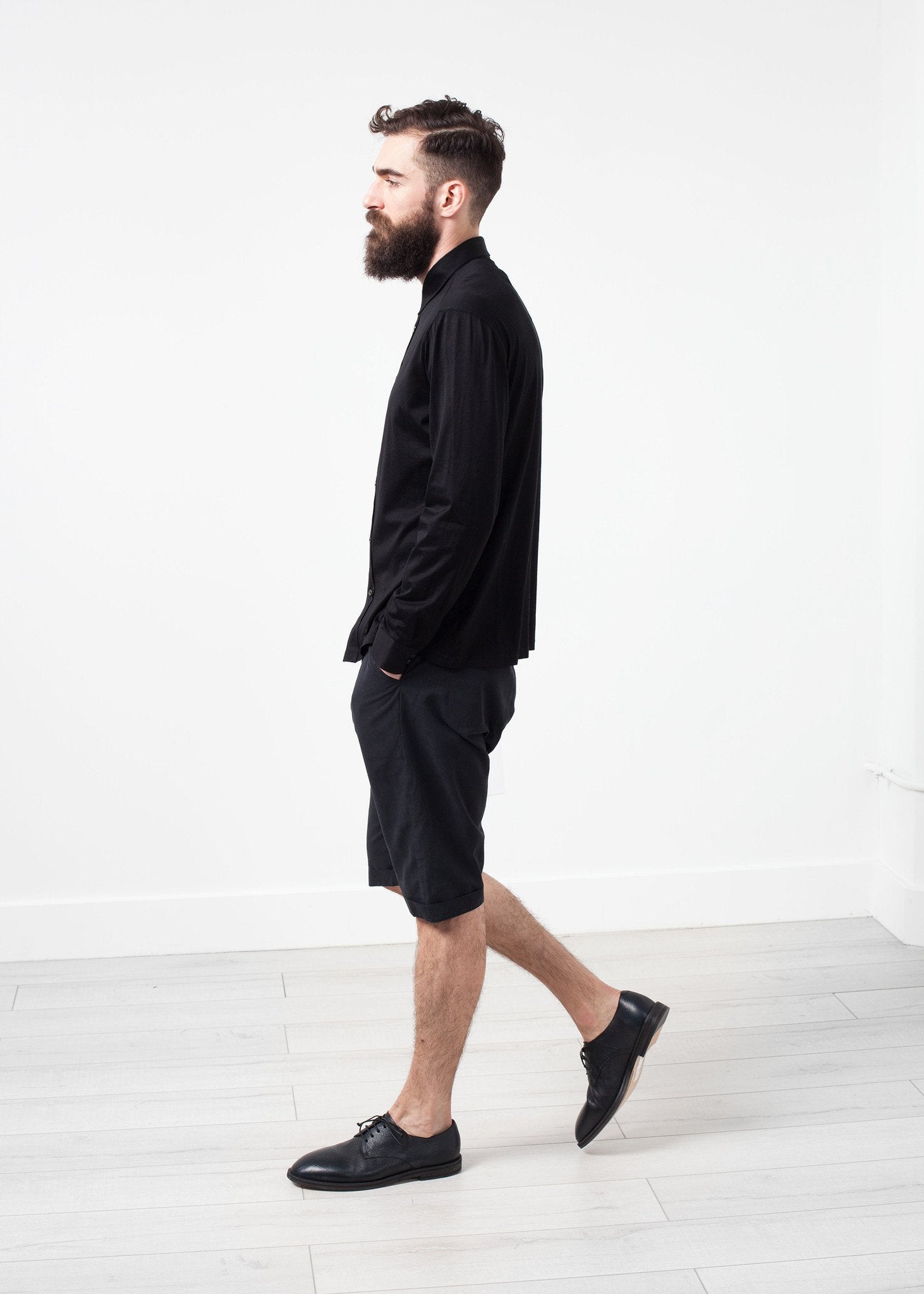 Scotland Button-Up in Black - annaclothes