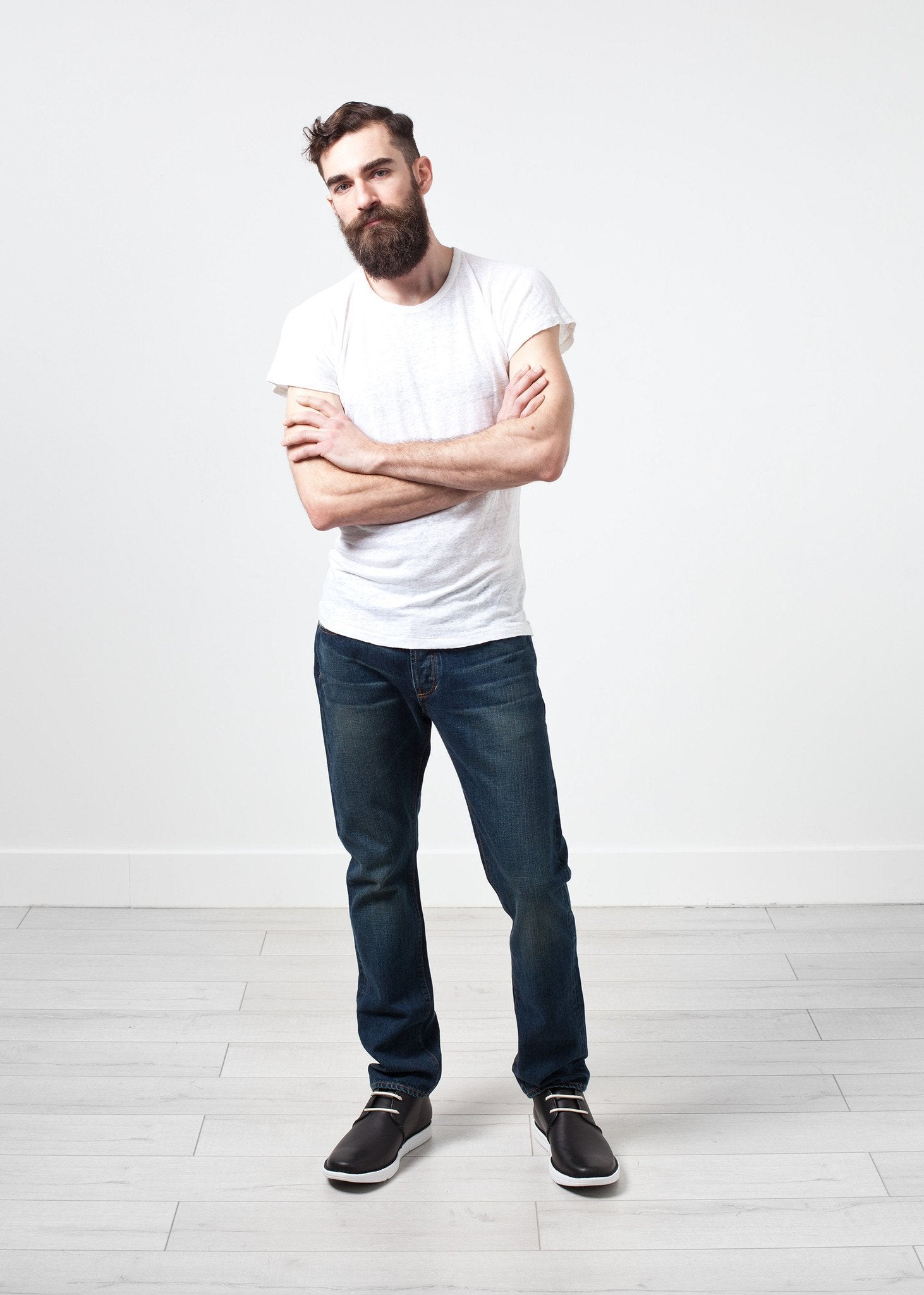 Comfort Tee in White Linen - annaclothes