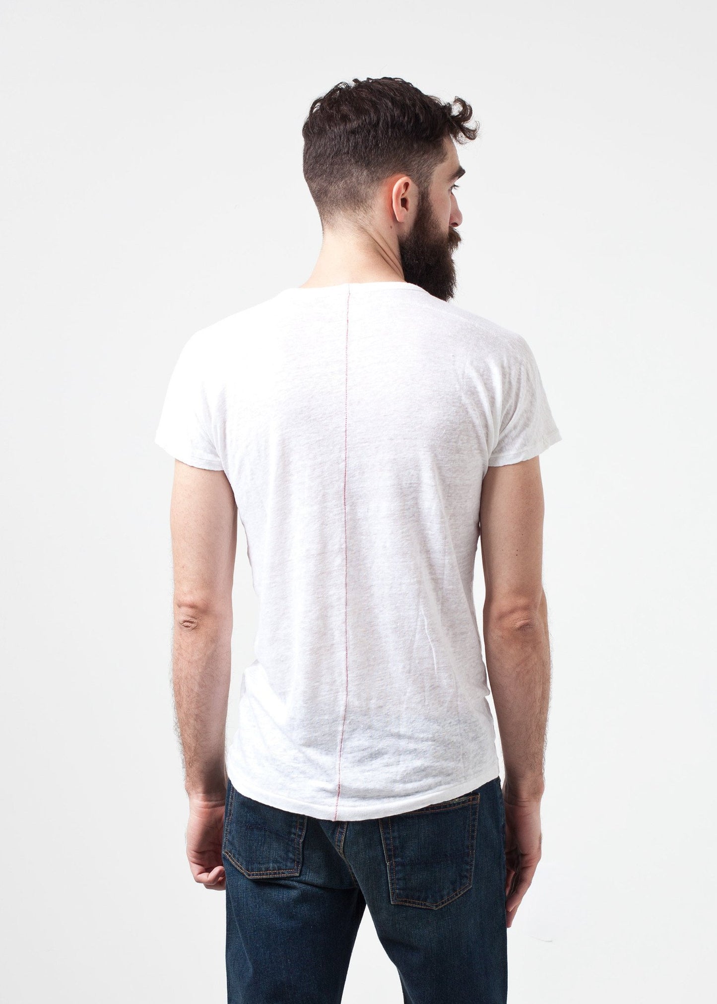 Comfort Tee in White Linen - annaclothes