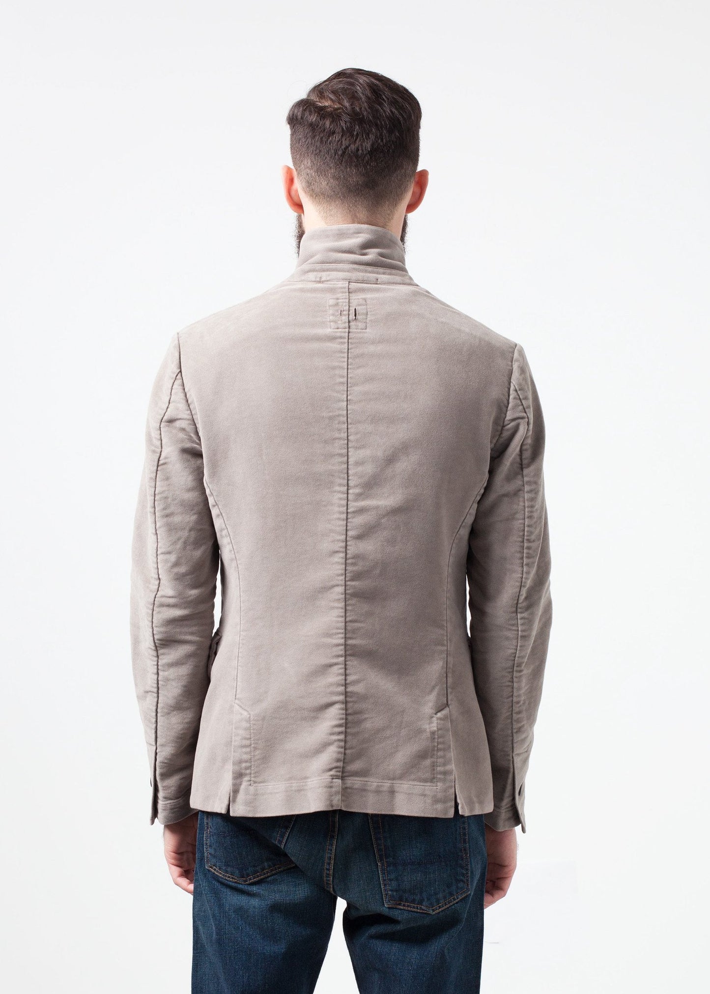 Zepo Brushed Cotton Blazer - annaclothes
