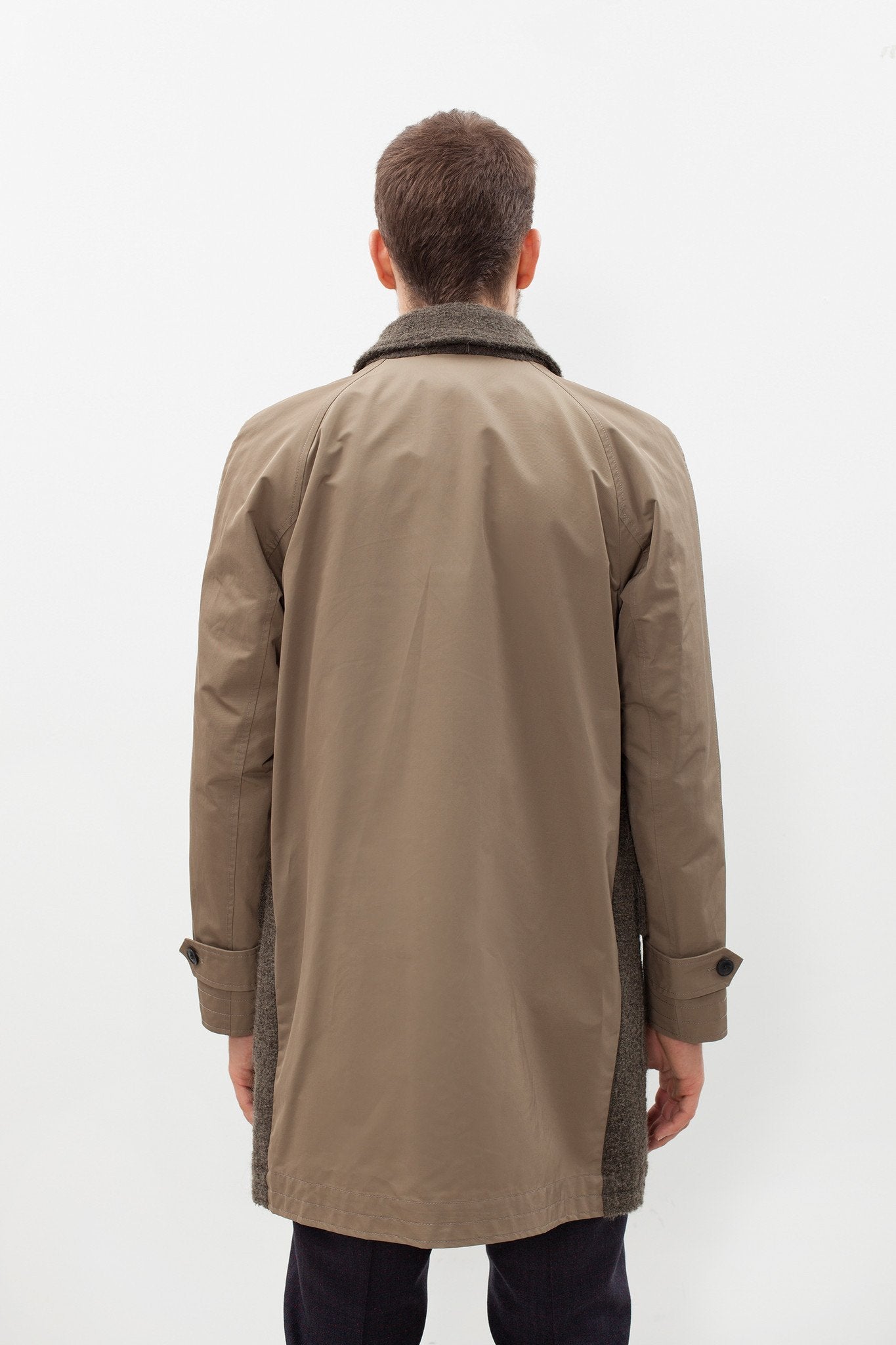 Raglan Maniche Coat in Olive - annaclothes