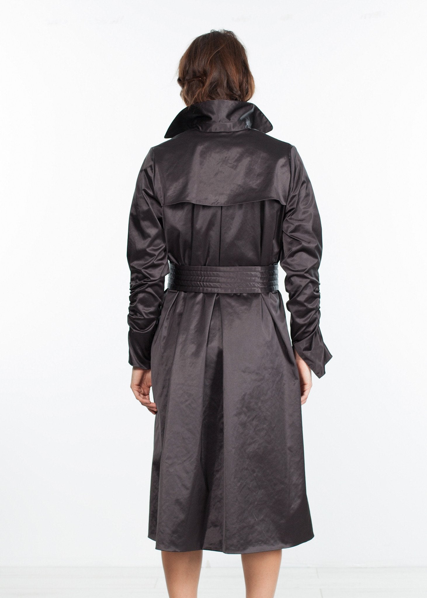 Trench Coat in Black - annaclothes