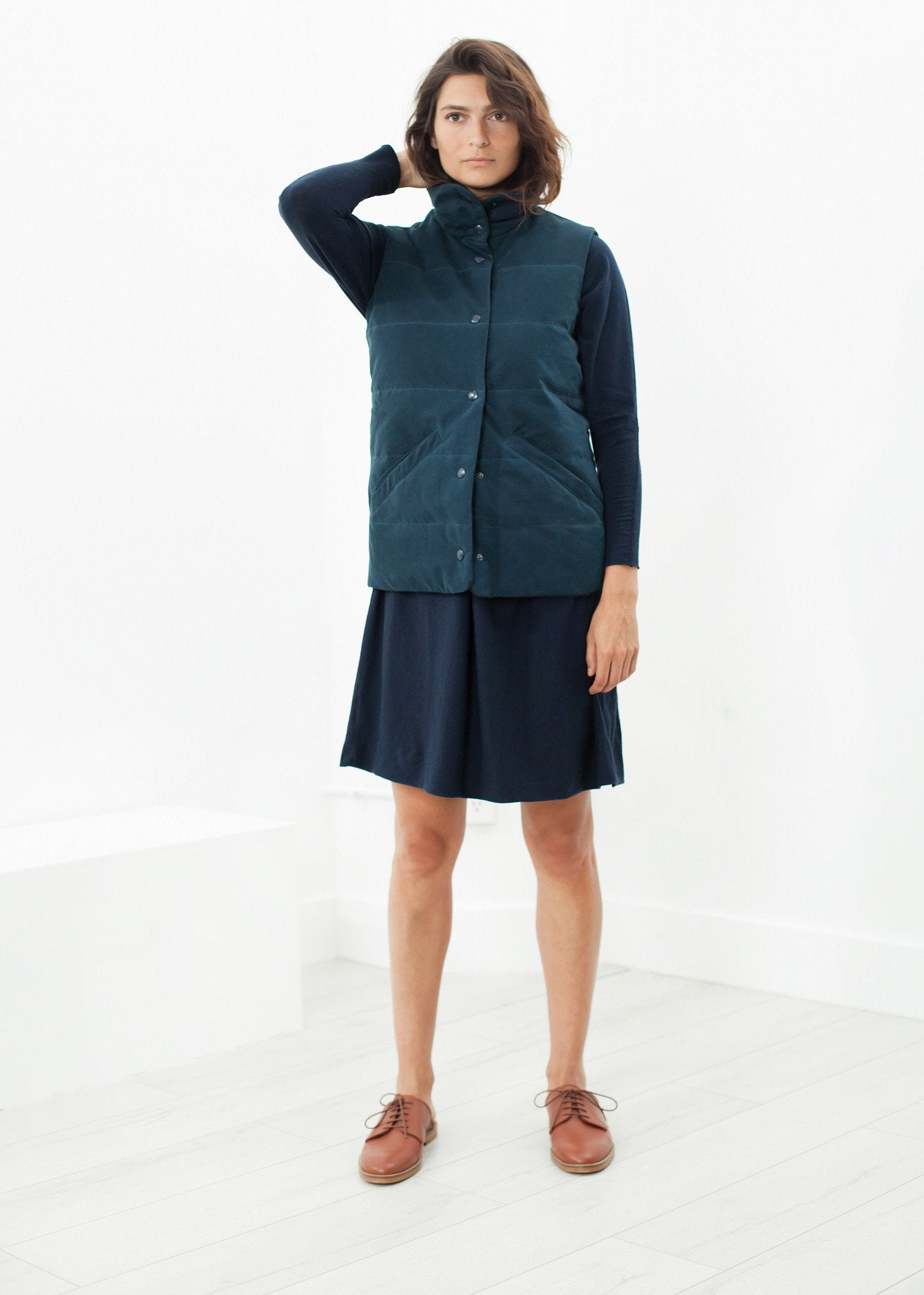 Ludo Vest in Marine - annaclothes