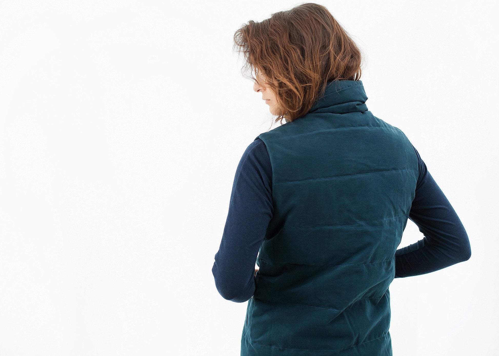 Ludo Vest in Marine - annaclothes