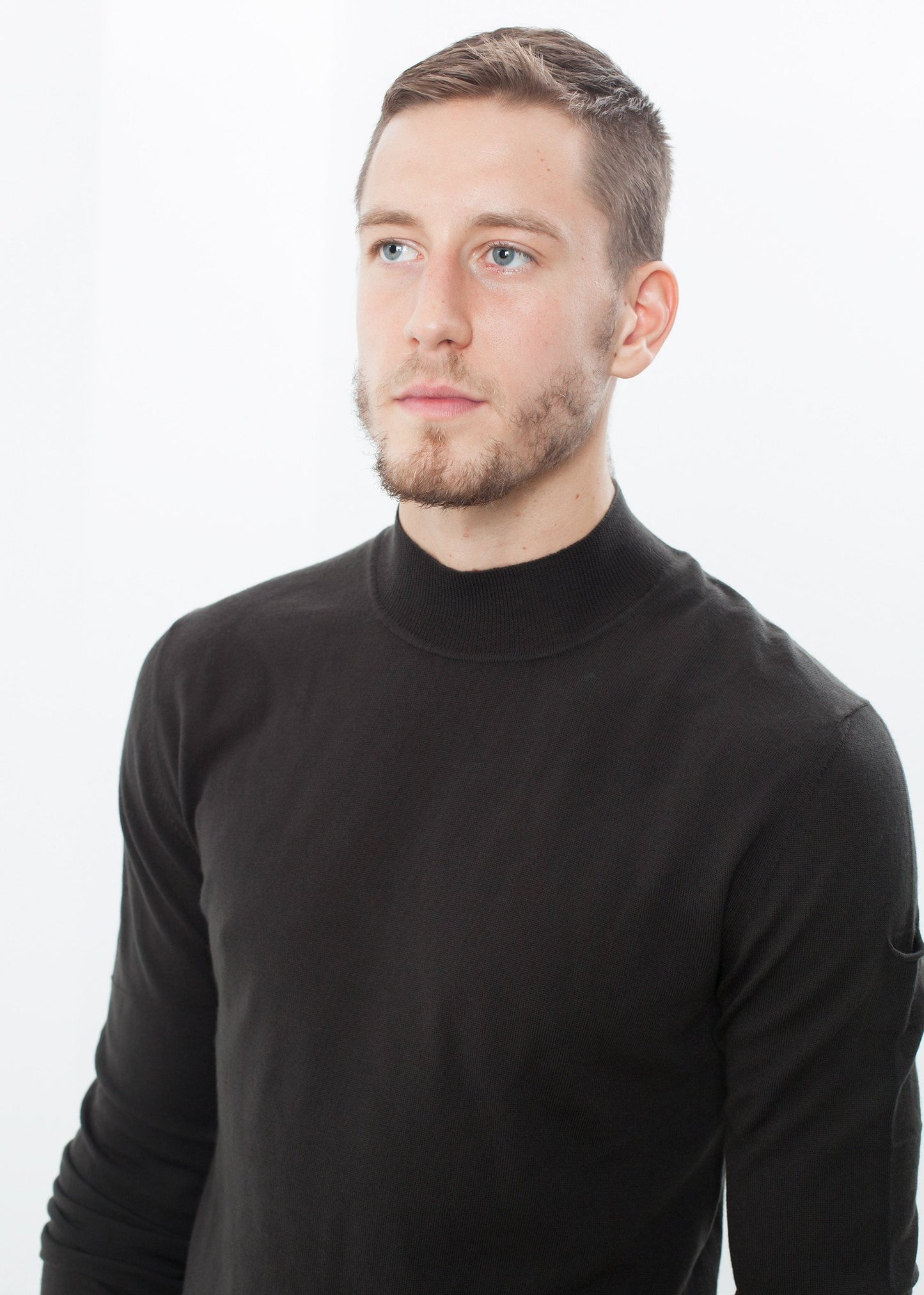 Merino Knit Turtleneck in Cavern - annaclothes