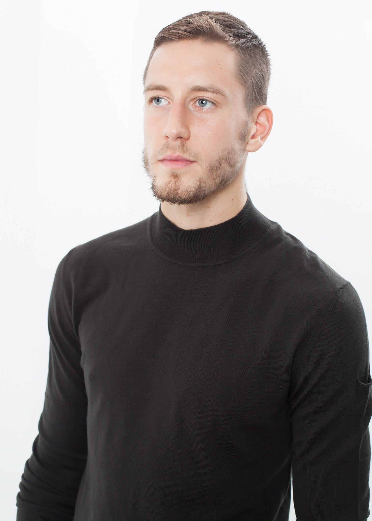 Merino Knit Turtleneck in Cavern - annaclothes