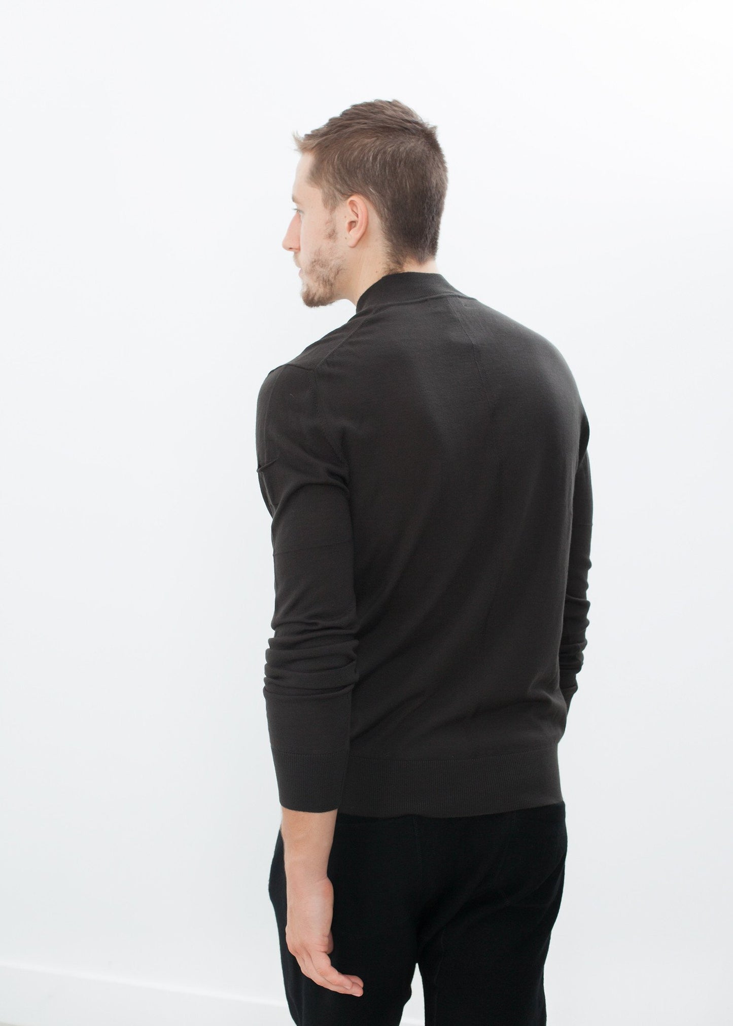 Merino Knit Turtleneck in Cavern - annaclothes