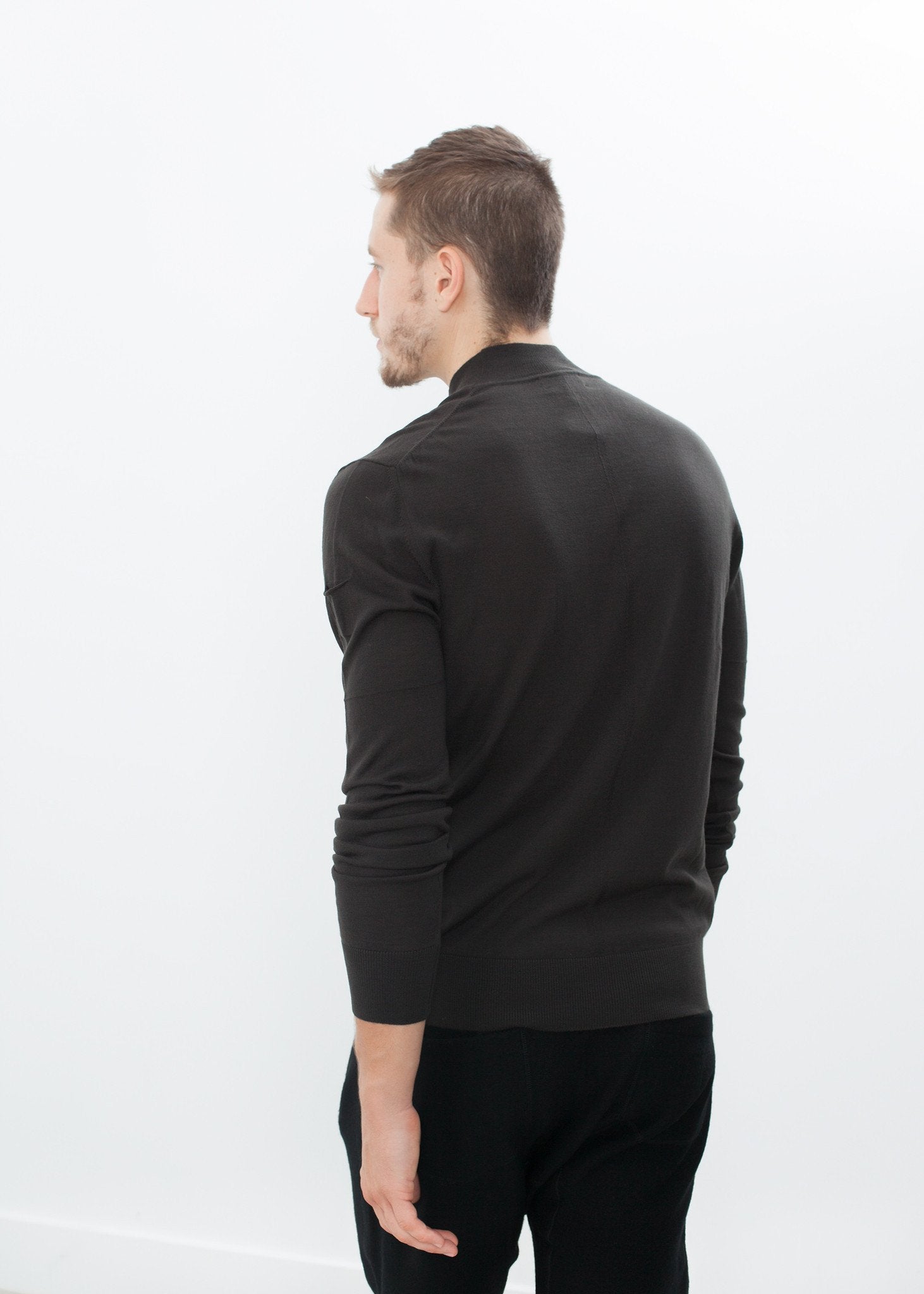 Merino Knit Turtleneck in Cavern - annaclothes