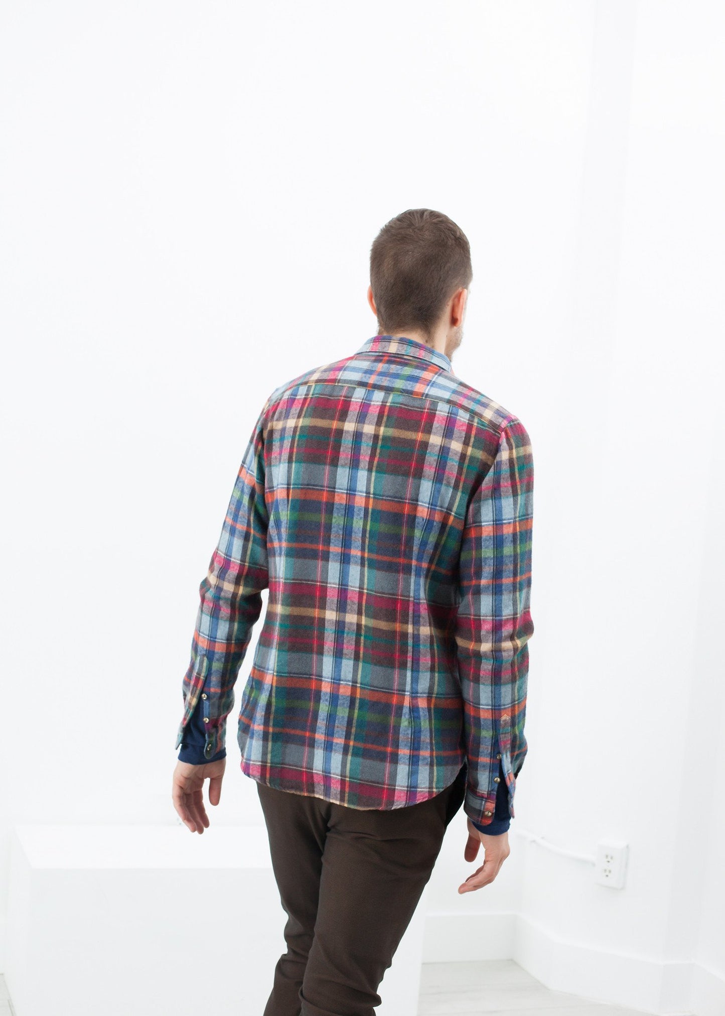 Riccardo Button-Up in Plaid Multi - annaclothes