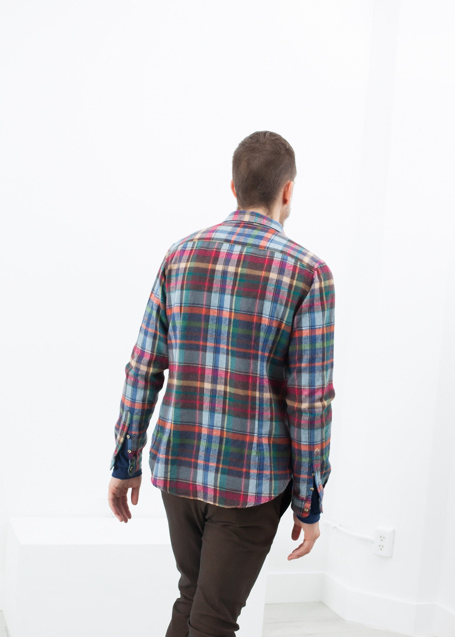 Riccardo Button-Up in Plaid Multi - annaclothes